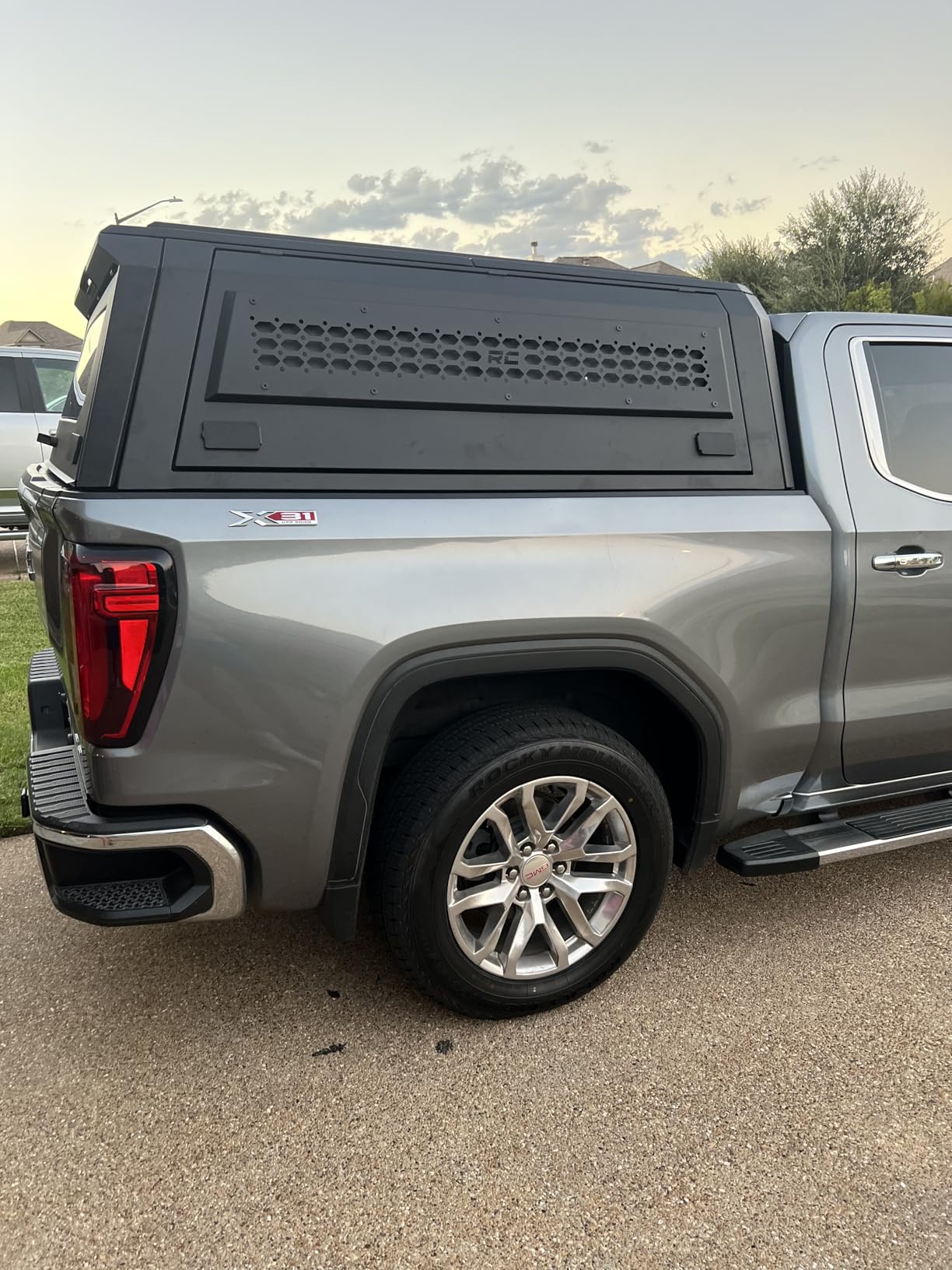 Rough Country Truck Bed Cap Topper for Chevy Silverado & GMC Sierra 1500 (2019-2026) 5'10 Bed - Black 6-Piece Modular Design, Lockable Access Doors, Molle Panels, LED Lighting customer photo 1