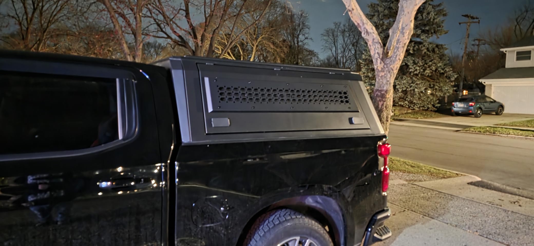 Rough Country Truck Bed Cap Topper for Chevy Silverado & GMC Sierra 1500 (2019-2026) 5'10 Bed - Black 6-Piece Modular Design, Lockable Access Doors, Molle Panels, LED Lighting customer photo 2