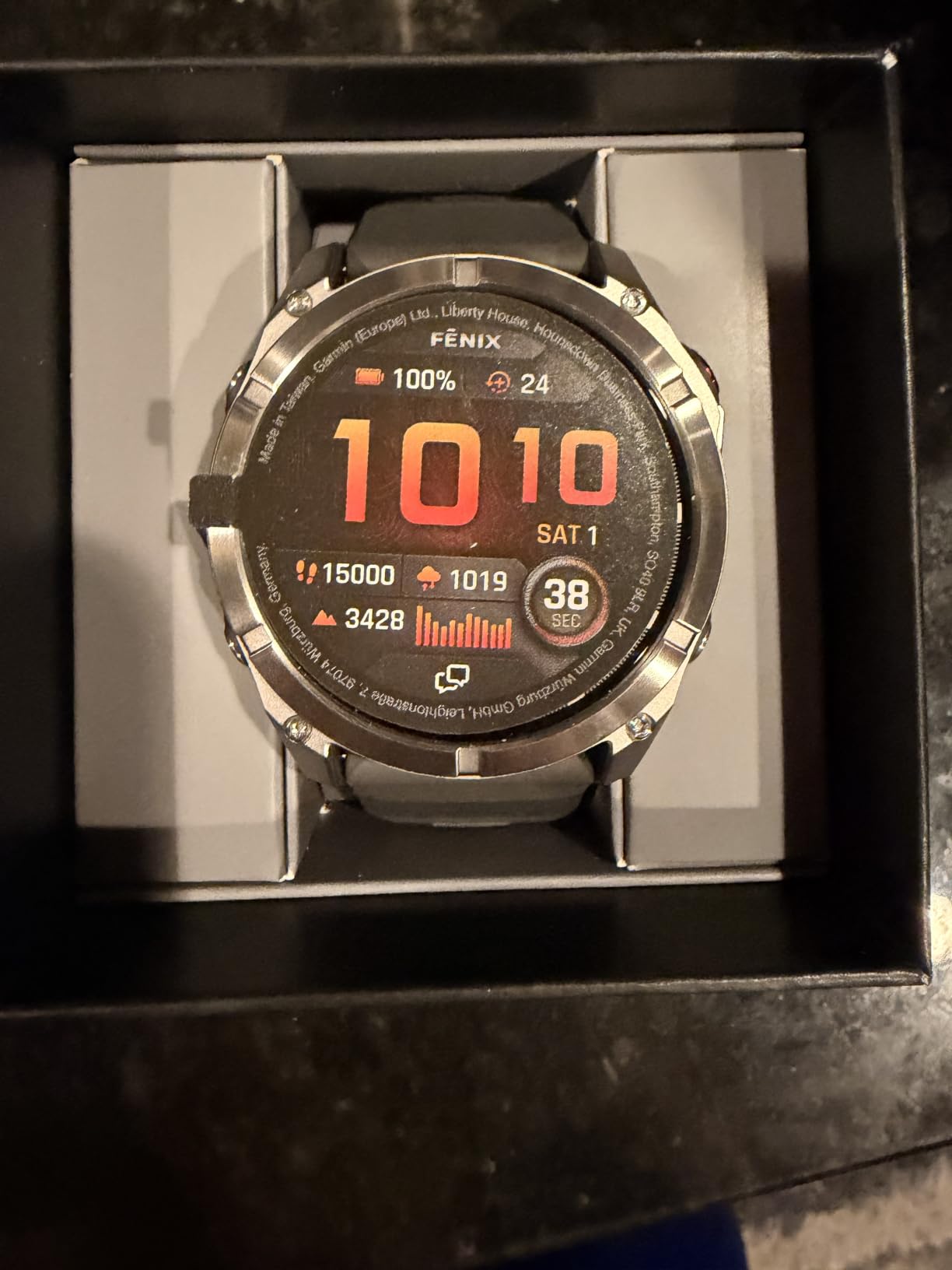 Garmin fēnix 8 Pro, 51mm Sapphire, Titanium, Graphite/Black, Premium Multisport Smartwatch with inReach customer photo 2