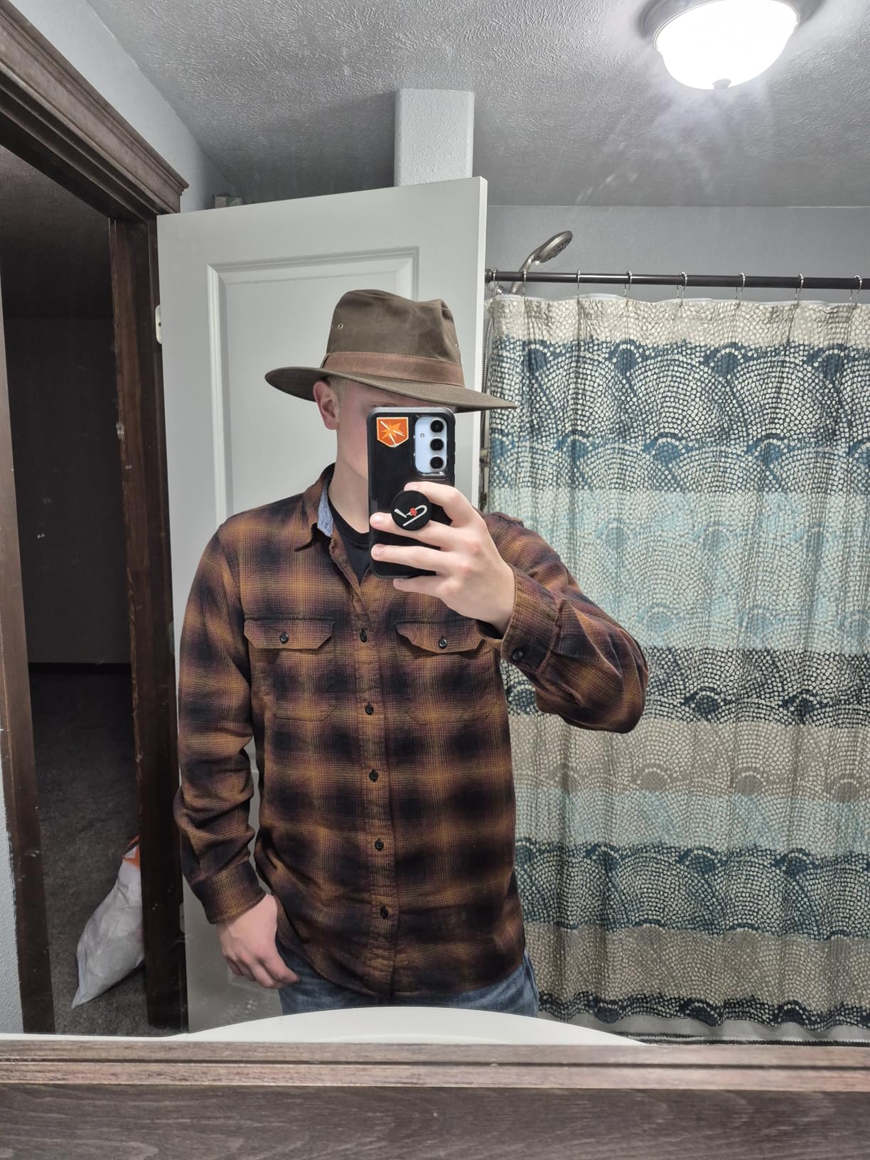 Delano Waxed Cotton Safari Hat - Classic Fit Unisex Waterproof, UPF 50+ Sun Protection, Packable customer photo 1