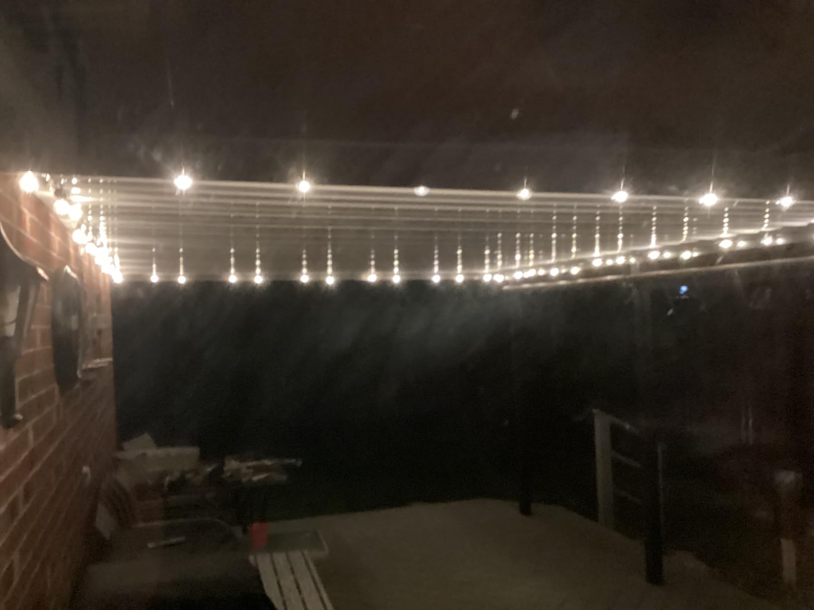addlon Outdoor String Lights 100FT G40 with Remote 54 LED Shatterproof Bulb | Dimmable Patio Globe Lights Waterproof, Hanging Outside Lighting for Backyard, Garden, Deck, Balcony, Porch, Cafe, Decor customer photo 1