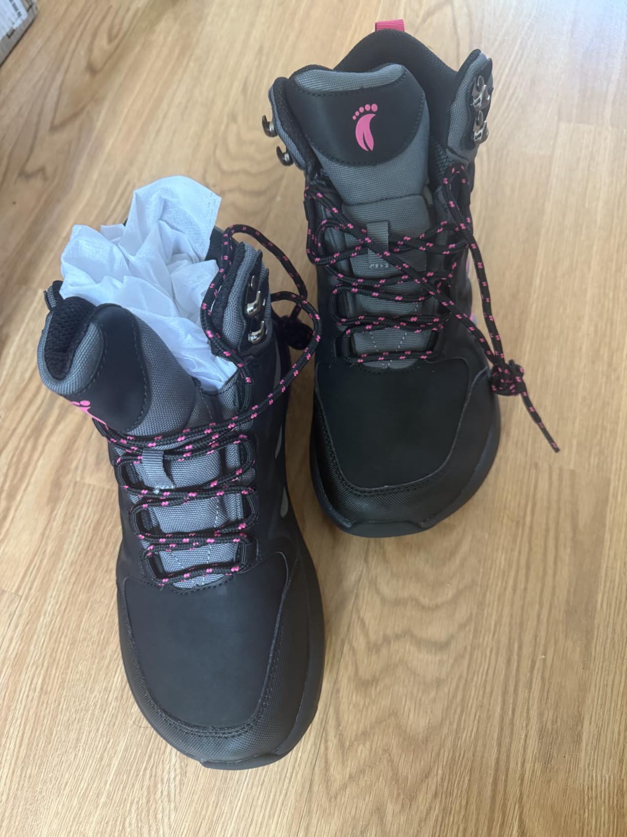 Women's Orthopedic Waterproof Wide Toe Box Hiking Boots for Plantar Fasciitis customer photo 1