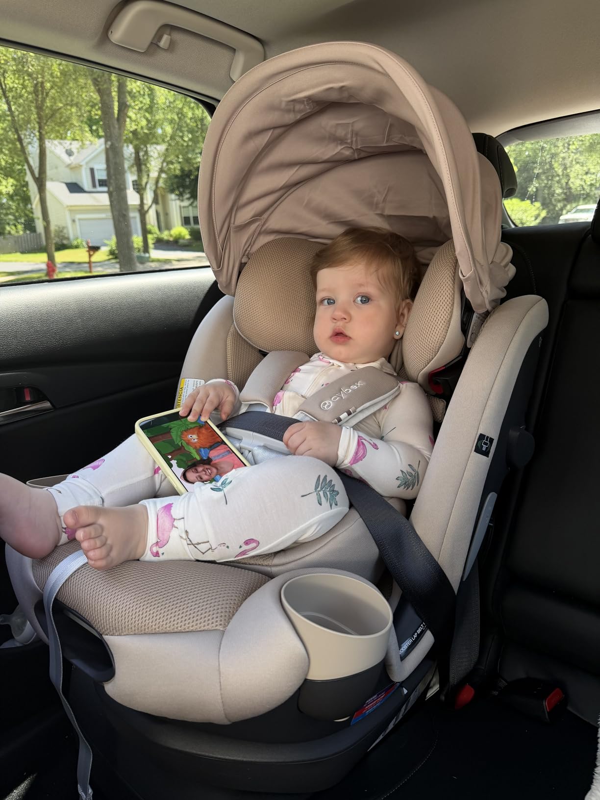Callisto G 360 Rotating All-in-One Convertible Car Seat - Almond Beige customer photo 1