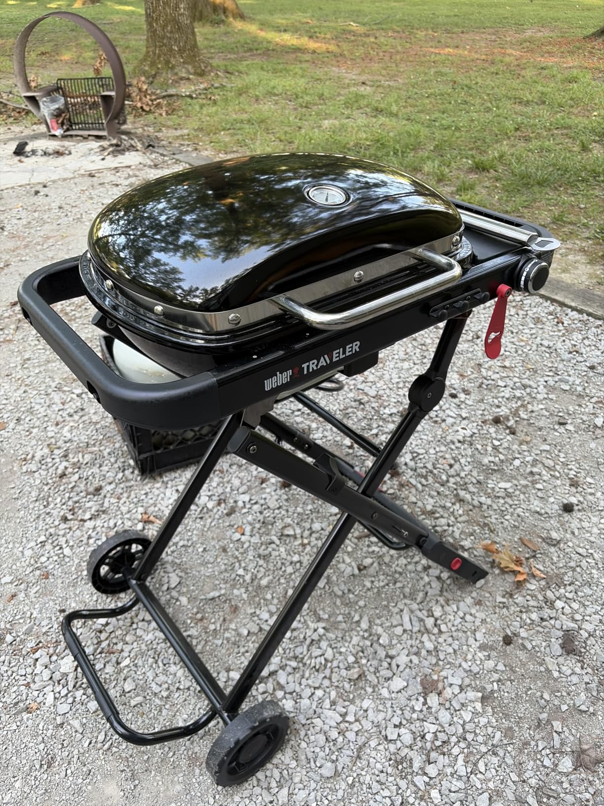 Weber Traveler Compact Portable Gas Grill (Liquid Propane) customer photo 1
