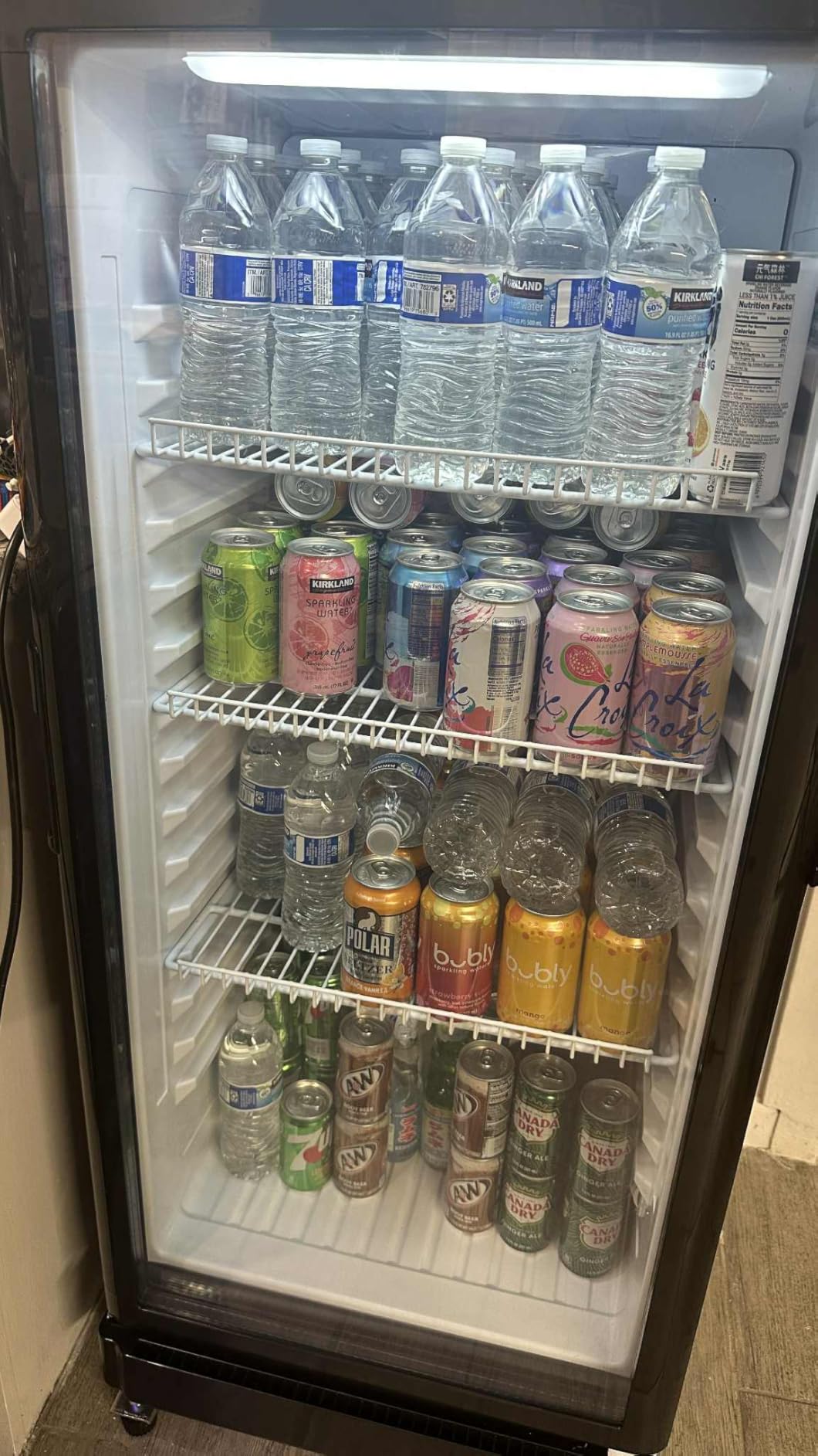 7 Cu.Ft Commercial Beverage Refrigerator with Glass Door | Double-Tempered Glass, Outdoor/Indoor Use, Bar/Office/Restaurant, Energy Efficient, Adjustable Shelving, Secure Lock customer photo 2