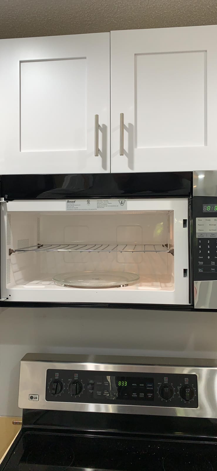 SMETA Countertop Microwave 0.7 Cu.ft, 700W Compact Small Microwave, 10 Power Levels, 6 Auto Menus, One-Touch Express and Turntable, Child Lock, Small Space for Apartments, Dorms, Kitchen, Easy Clean customer photo 2