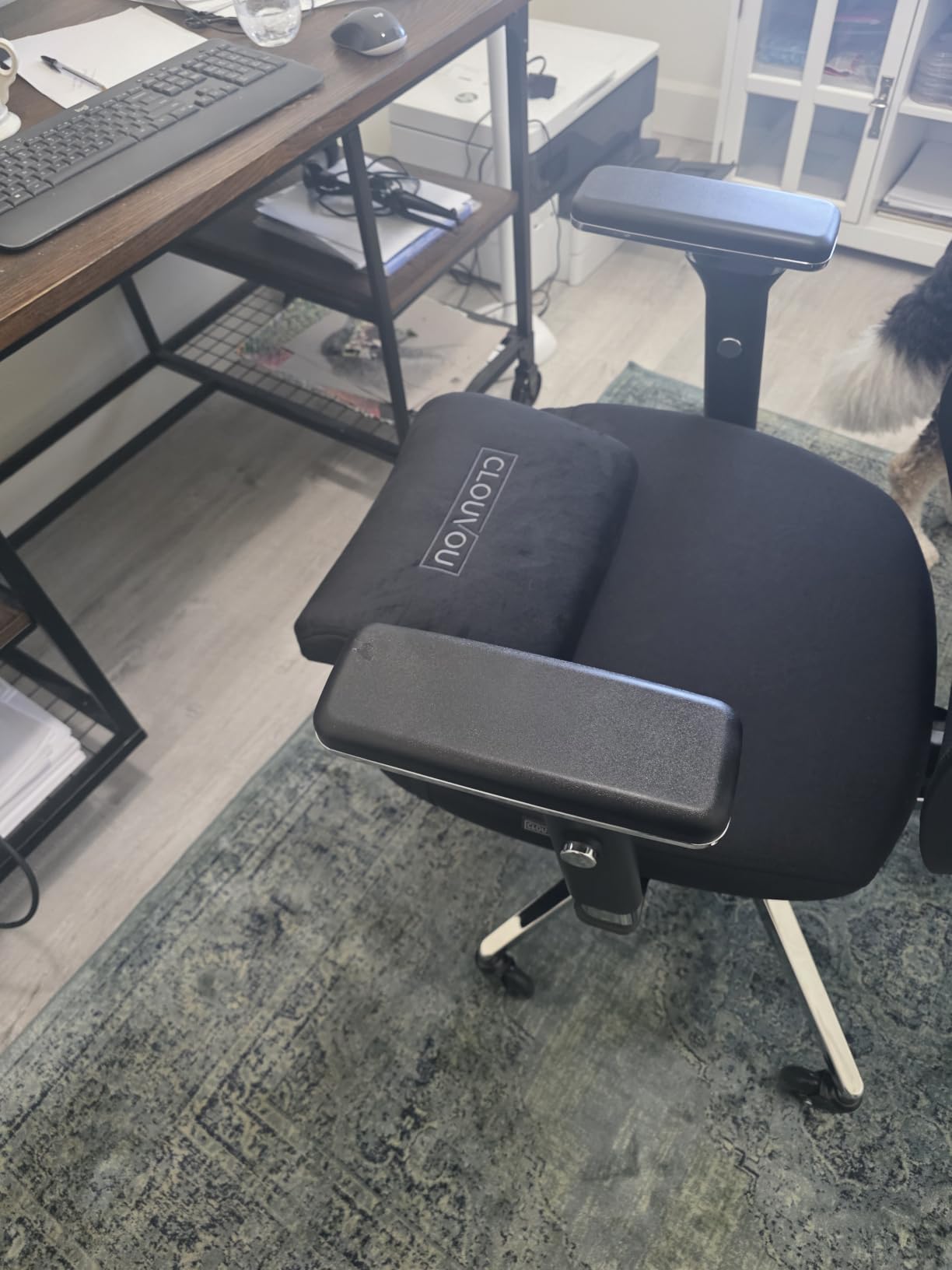 Ergonomic Office Chair Comfy [#1 in Tests] | Ergonomic Chair with Breathable Mesh Back | Computer Chair with wheels | Home Office Desk Chair with Headrest customer photo 2