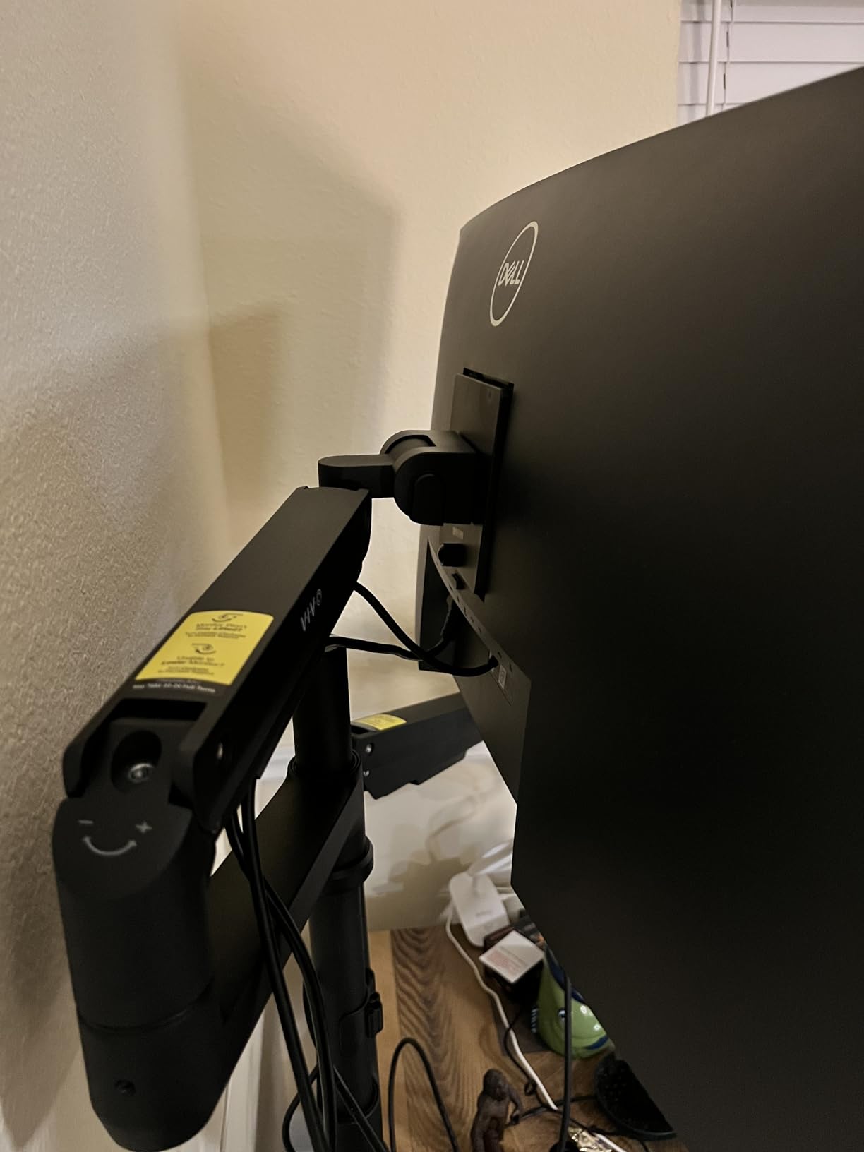 VIVO Pneumatic Arm Ultrawide Monitor Extra Tall Desk Mount for Up to 49 inch Screens and Laptop Tray for Up to 17 inch Notebooks, Holds Ultra-Wides Up to 44 lbs, Black, STAND-V120K-L customer photo 2