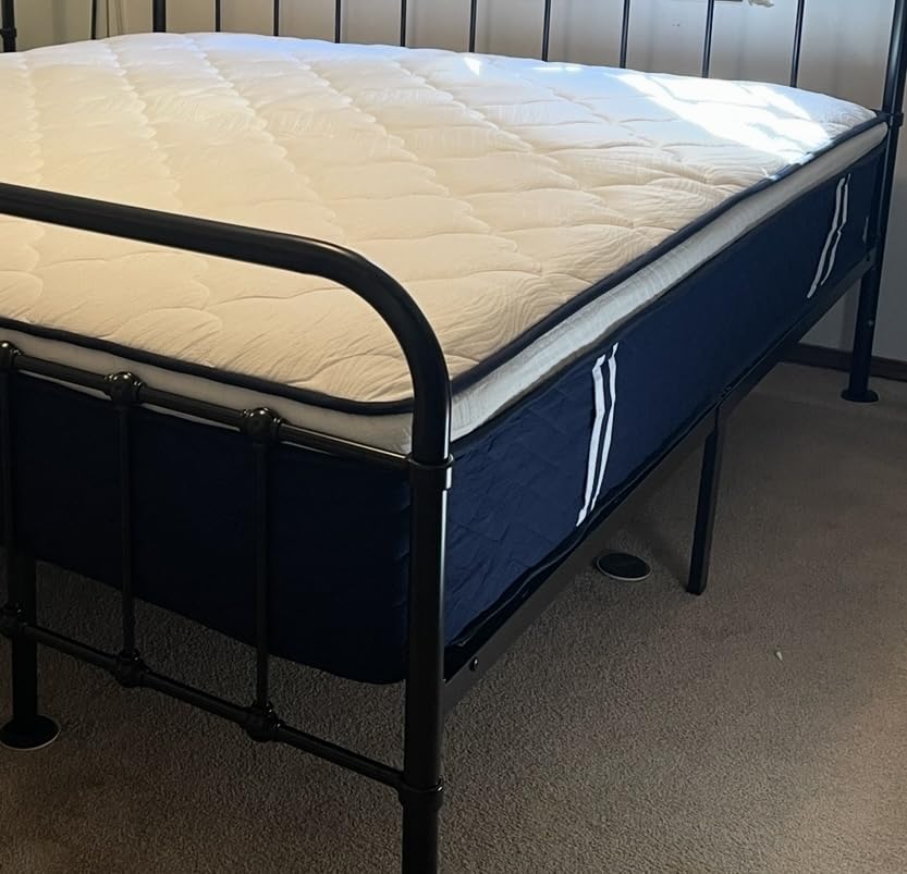 Medium Firm Queen Mattress 14 Inch - Hotel Collection Hybrid Mattress with 7-Zone Support for Spinal Alignment, Extra Back & Hip Support, Fiberglass-Free, CertiPUR-US Certified, 365-Night Trial customer photo 2