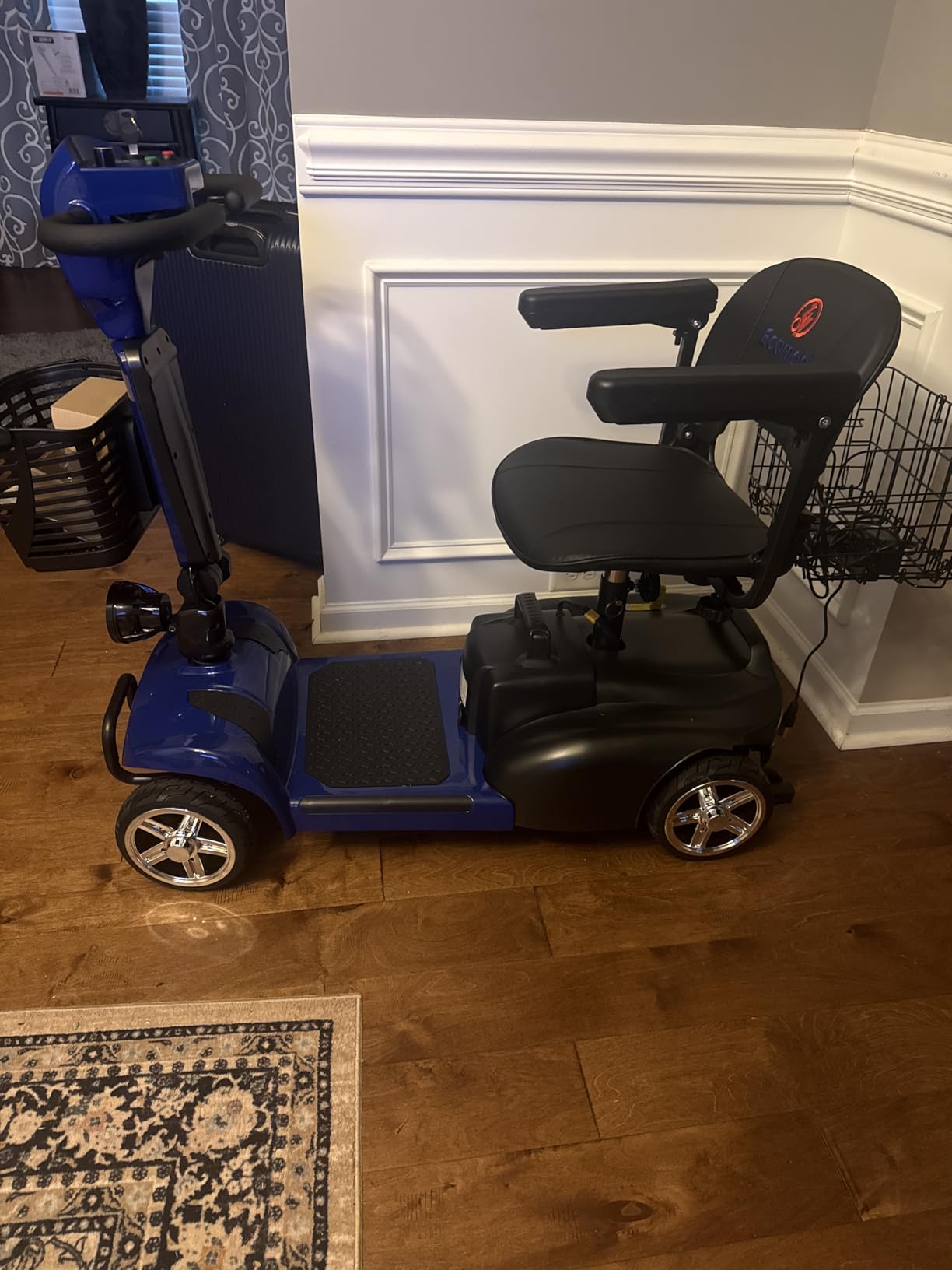 Ecomobi 32 Miles Heavy-Duty 1000W Mobility Scooter for Seniors & Adults | 500LBS Load,15MPH, Bluetooth Speaker & GPS Tracker, Full Suspension, USB Charging & Dual Baskets, 20°Climbing customer photo 2