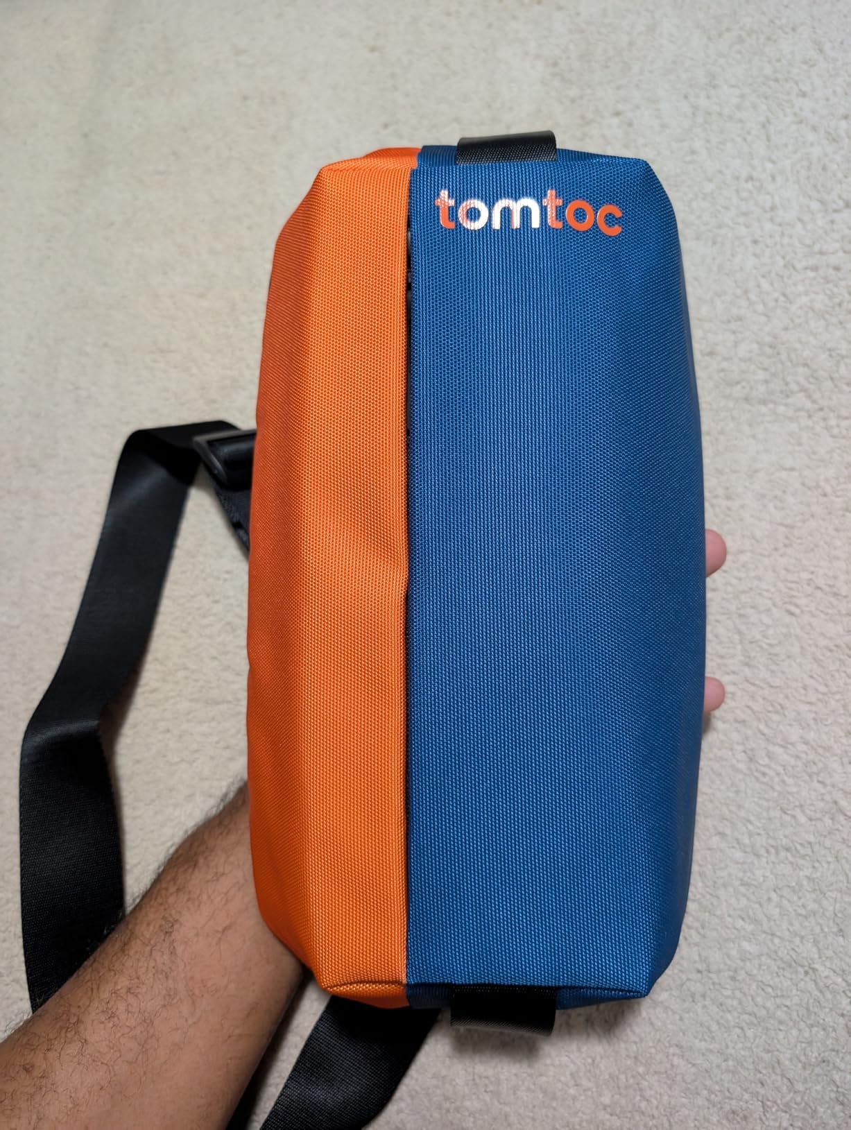 tomtoc Compact EDC Sling Bag 3L-10L, Minimalist Crossbody Bag Chest Shoulder Pack for Men Women, X-pac/Recycled Polyester customer photo 1