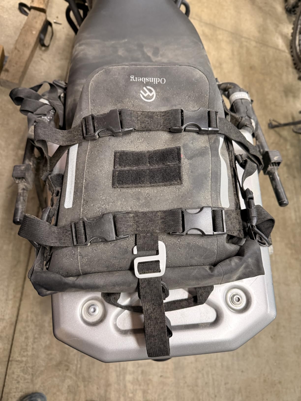 Odinsberg 30L 100% Waterproof Motorcycle Tail Bag Motorcycle Saddlebags Backpack Multifunctional Dry Bag Soft Luggage For Motorbike Saddle Back Seat Rear Rack Sissy Bar Side Panniers Dual Sport Bike customer photo 1