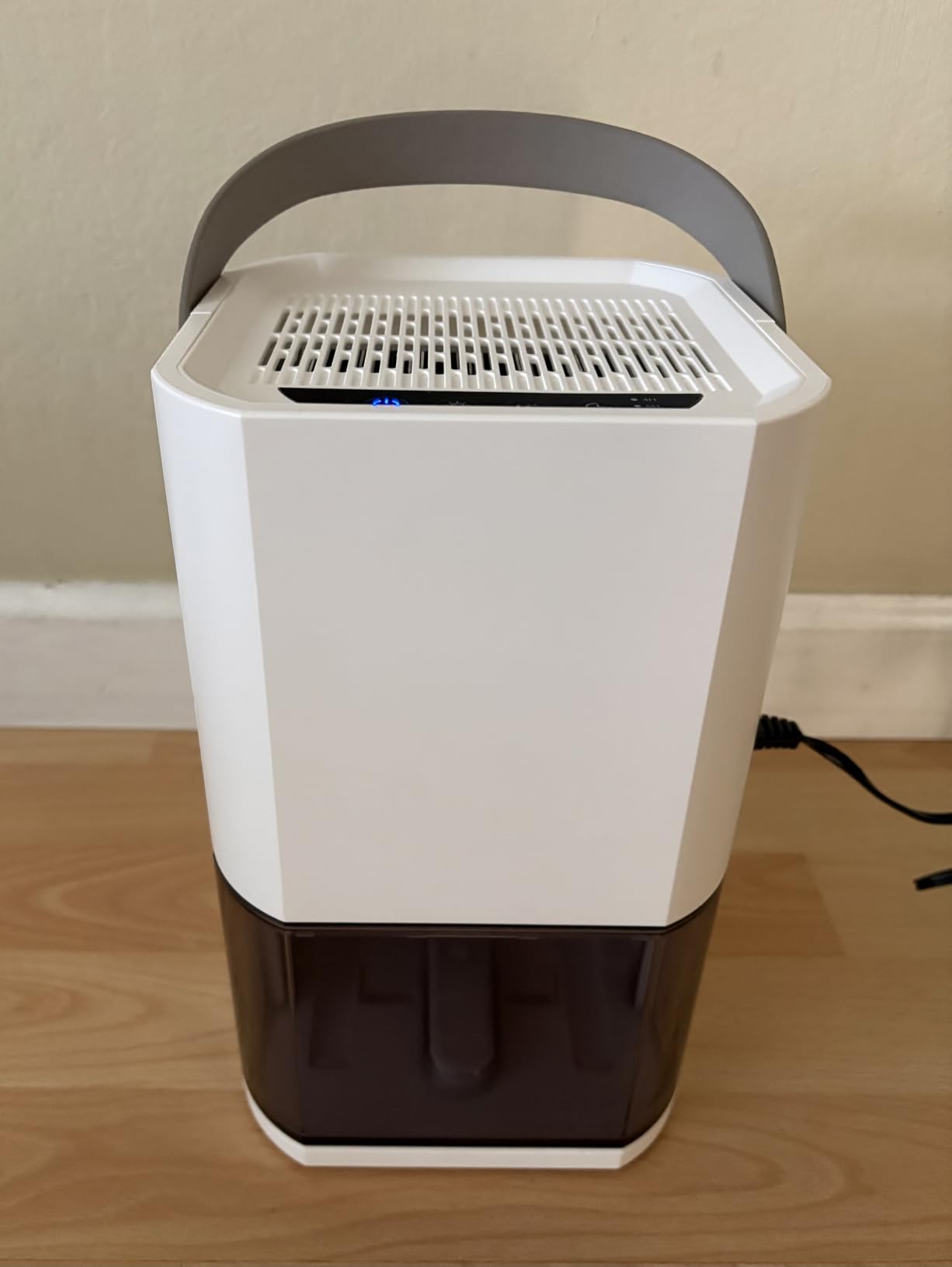 Litever Dehumidifier Dual Core Small Quiet for Bathroom RV Bedroom | Portable, Auto Shut OFF, 57OZ Water Tank. Delay-Off Timer and Ambient Light. Perfect for Small Basement RV Camper Closet customer photo 1
