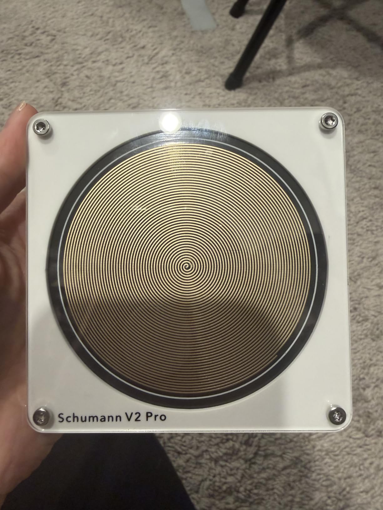 The Schumann Frequency Generator for Healing V2 Pro, 0.01-999.99 Hz Adjustable Schumann Resonance Generator Device for Sleep, Wellness & Meditation, USB-C Rechargeable, Portable Natural Therapy Machine customer photo 1