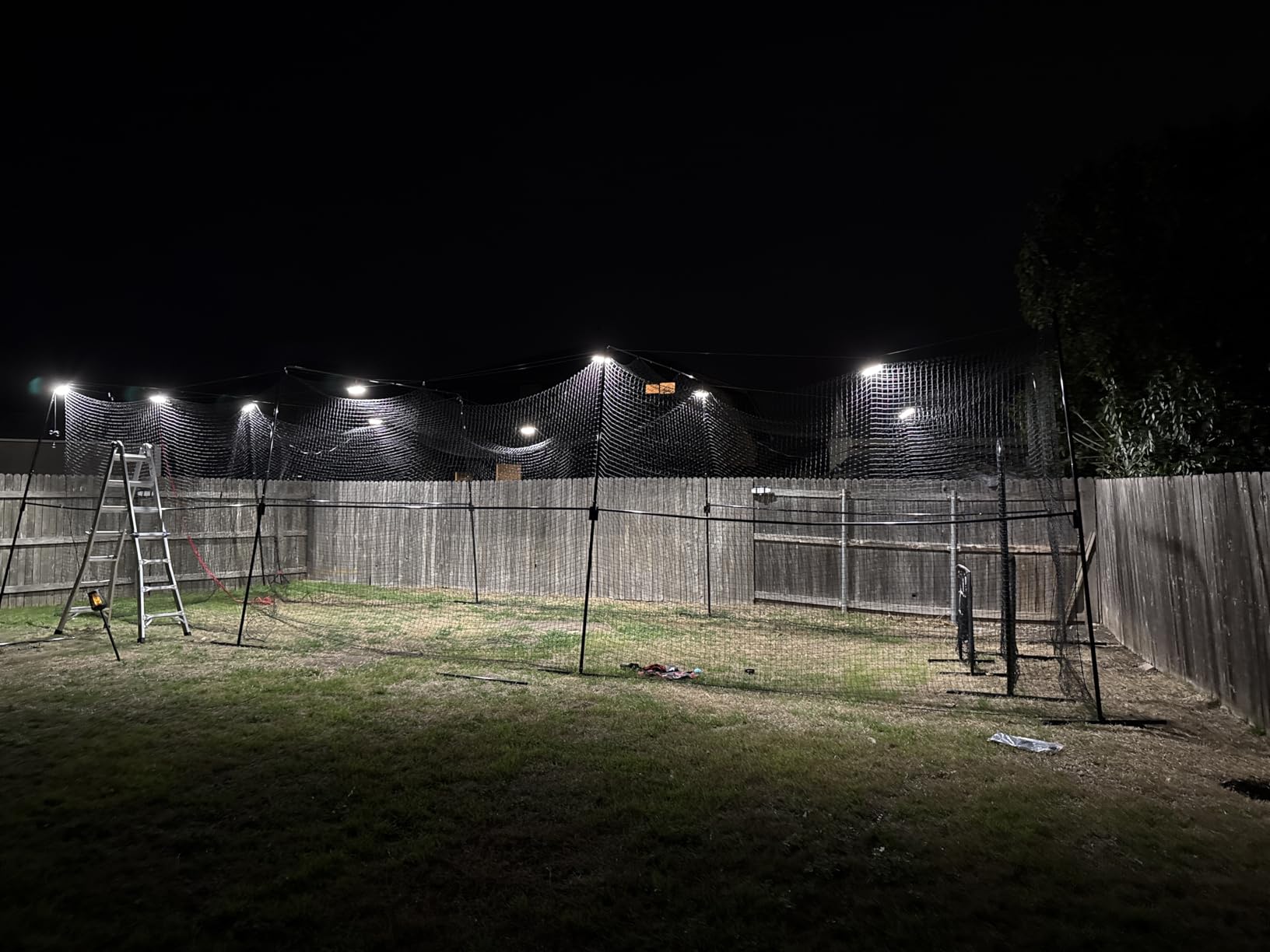 Baseball Batting Cages for Backyard with Net and Frame, 30FT/40FT Batting Cage for Baseball and Softball, Integrated Gate Net Design customer photo 2