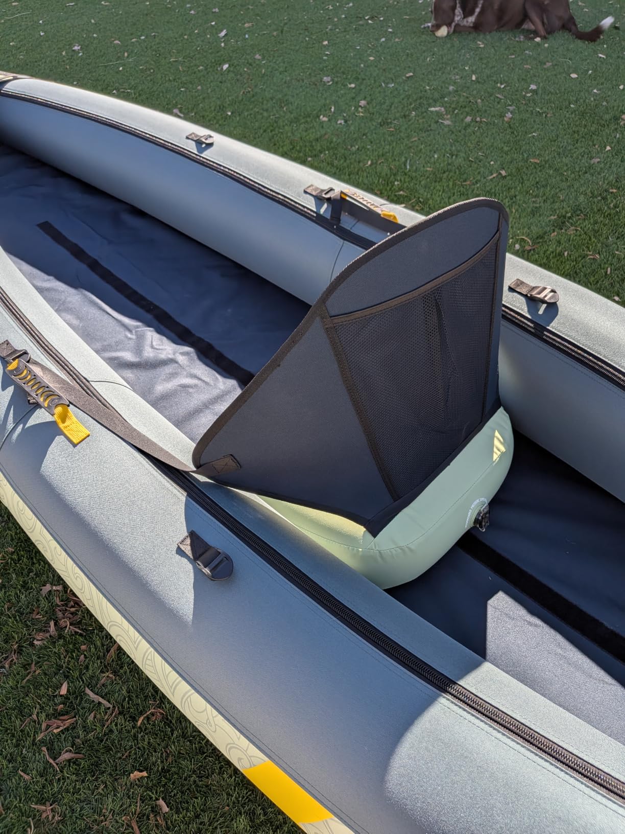 Inflatable Touring Kayak 1-Person & 2-Person with Waterproof Seat & Full Accessory Kit, Lightweight Recreational Kayak for Lake, River & Fishing customer photo 2