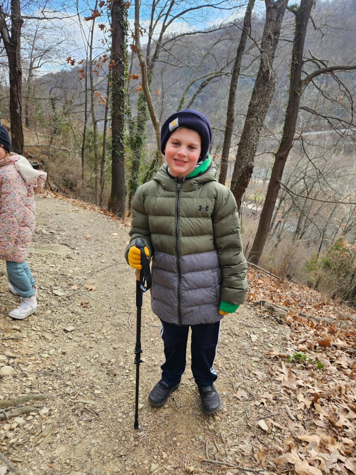 3K Carbon Fiber Trekking Poles, Collapsible Set of 2 Lightweight Adjustable Hiking Poles 24.5