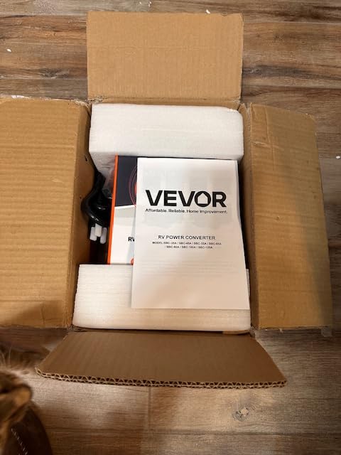 VEVOR RV Power Converter, 55 Amp, 110V AC to 12V DC RV Converter Battery Charger, Multi Stage Smart Charging, 13V to 16.5V Operating Range, Compatible with Lithium & Lead Acid Battery, for Camper customer photo 1