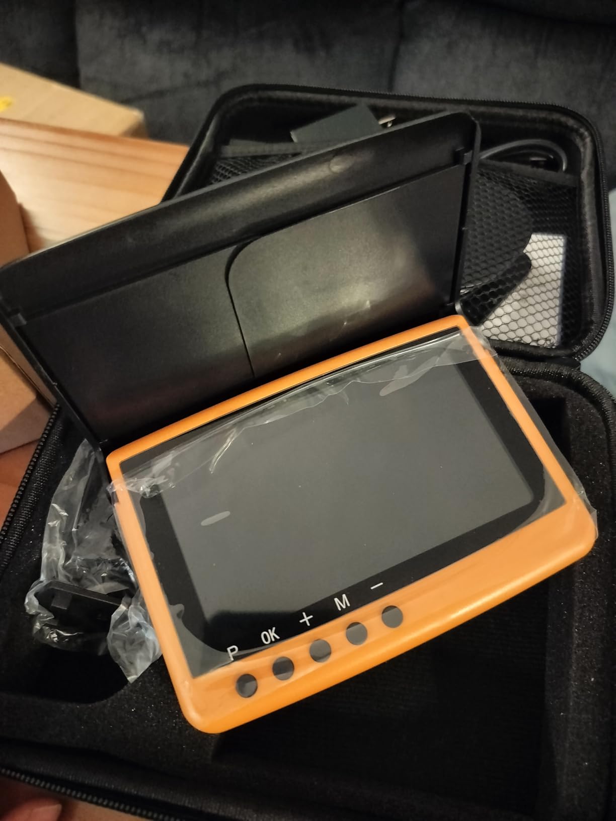 Underwater Camera &5.5 Inch OLED 1080P Fish Finder | Waterproof Ice Fishing Camera with Monitor/Portable Fish Finders /Depth Finder for Boat/Kayak & Murky Under Water customer photo 1