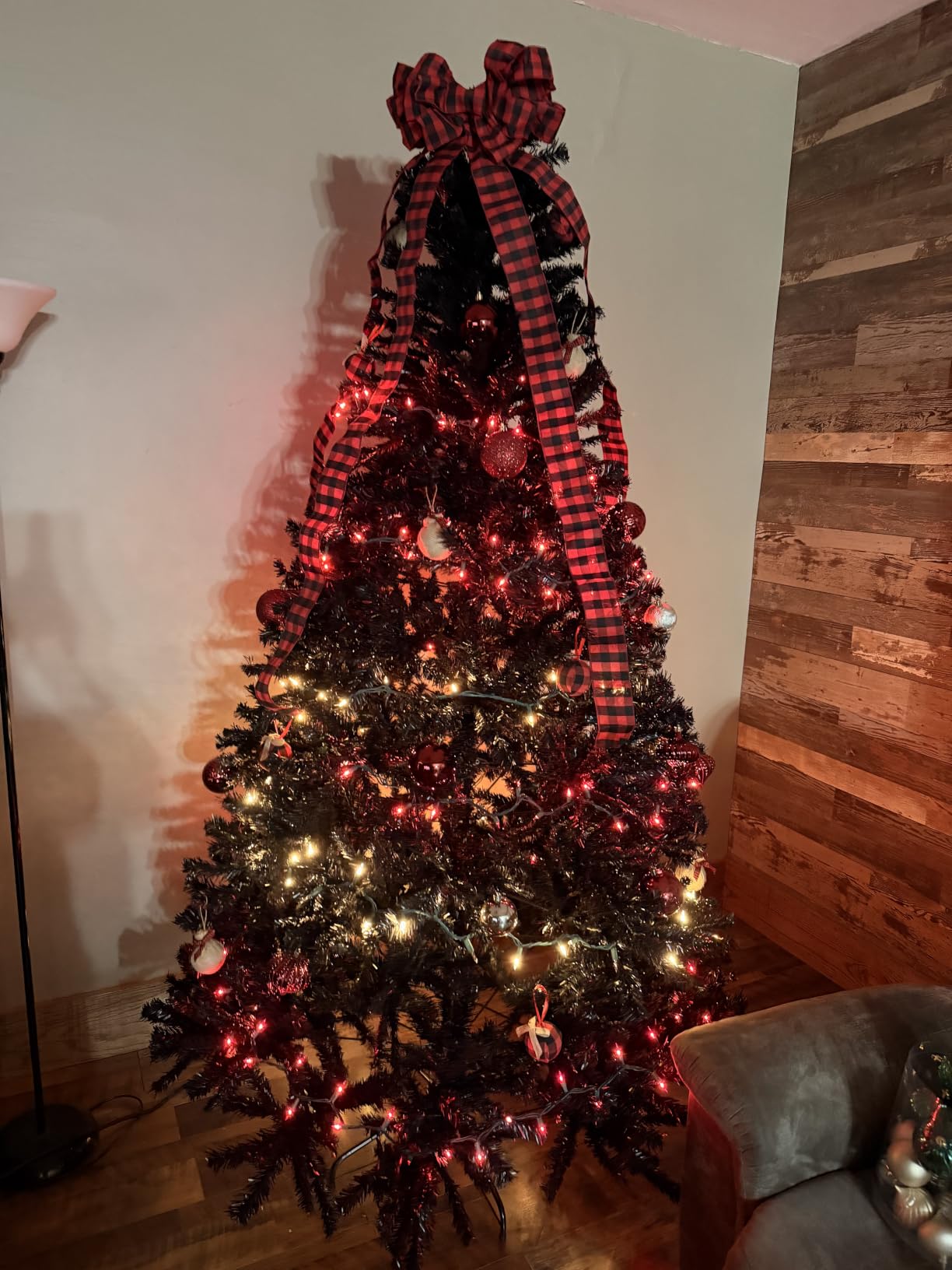 Best Choice Products Artificial Christmas Tree, 12ft Premium Unlit Realistic Spruce Holiday Decor w/Dense Branches, Metal Base - Blue Spruce customer photo 2