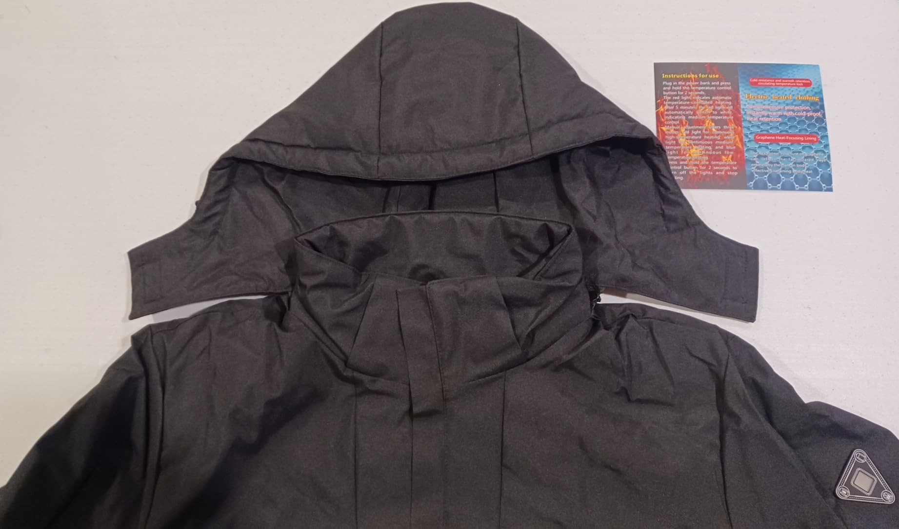 Heated Jackets for Men with 20000mAh Battery Pack Electric Heated Jacket Waterproof, Winter Heating Coat with Hood customer photo 1