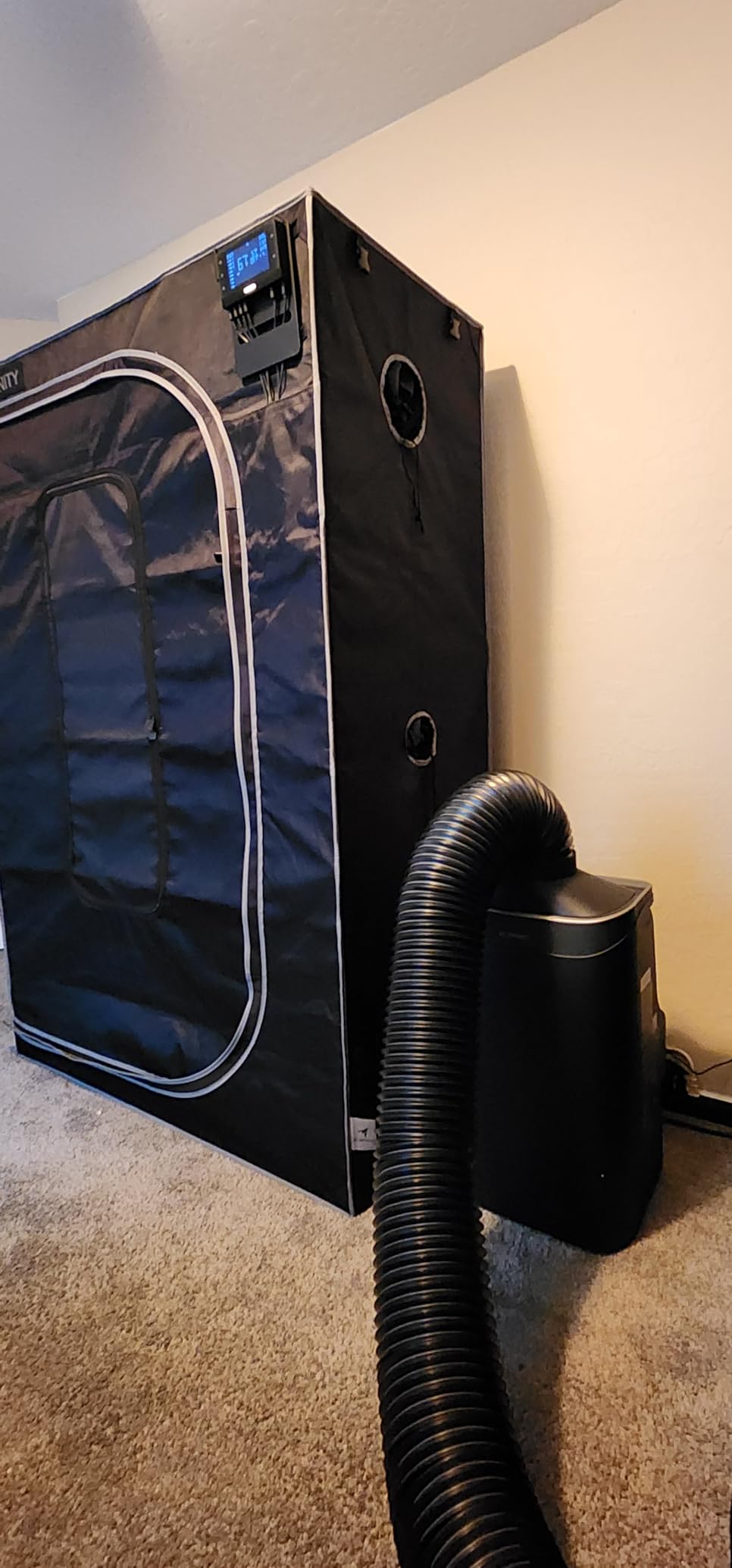 AC Infinity TERRAFORM 8, 5-in-1 Plant Air Conditioner, Auto Cool and Heat | Smart VPD Temp Control, Auto-Switch Cooling and Heating from Single Duct, Drying, Ventilation, Grow Tents Rooms, 12000 BTU customer photo 1