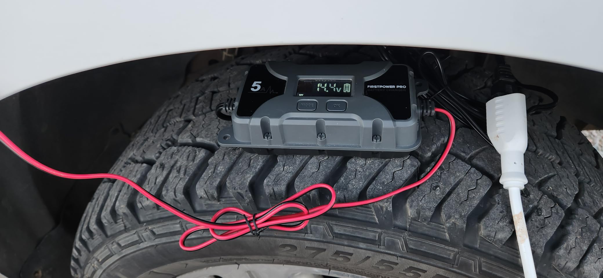 2 Bank Marine Battery Charger 5X2, 10A (5A/Bank) - 12V Boat Charger | 10A Onboard Battery Charger, Waterproof, Charged 24/7, Overcharge & Temperature Protection for Lead-Acid & Lithium Battery customer photo 2