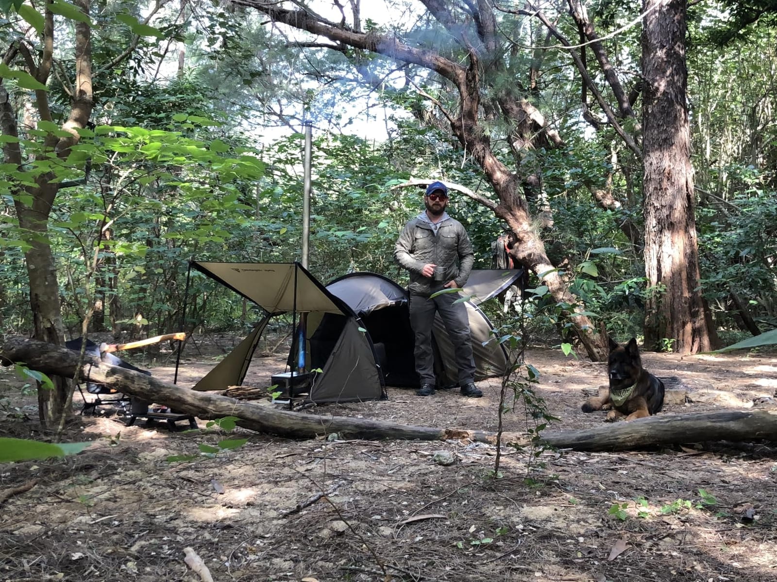 4 Season Hot Tent with Stove Jack for 1-6 Person | Windproof, Waterproof Hot Tent with Stove Jack and Snow Skirt for Camping, Hiking, Backpacking and Outdoor Adventures customer photo 2