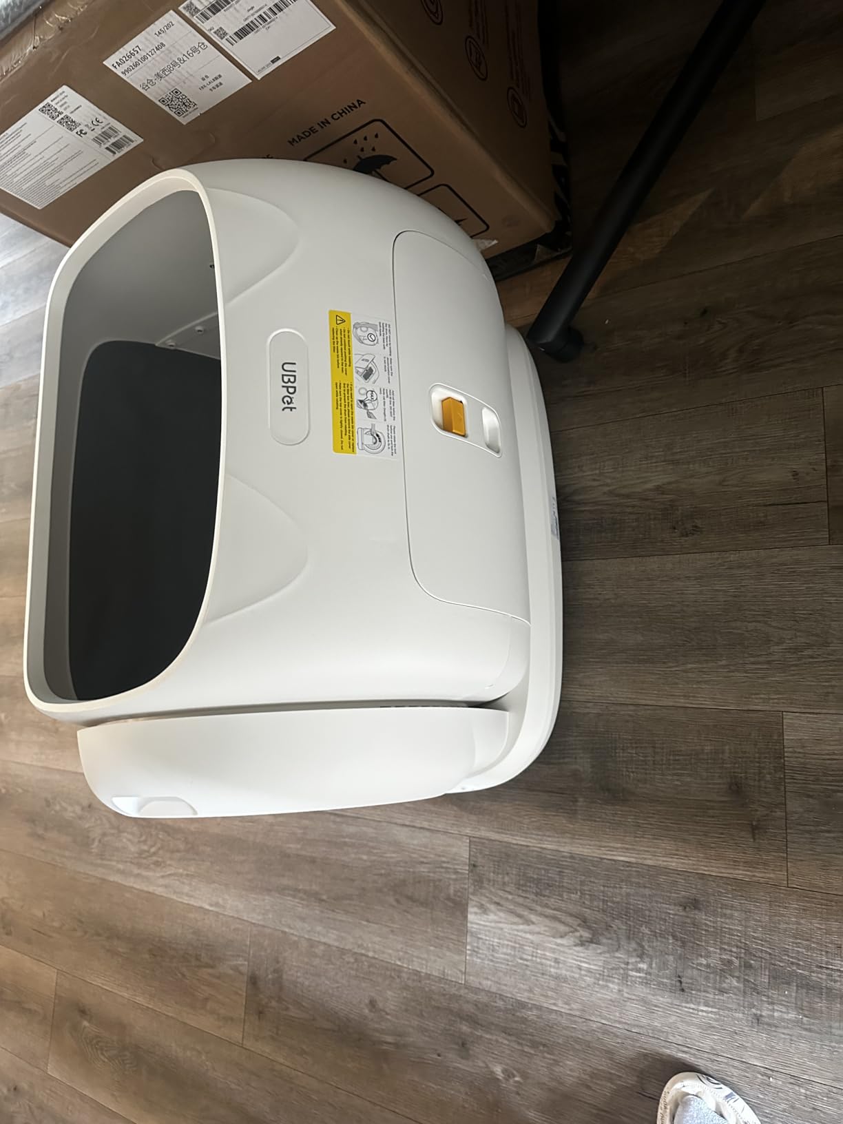 UBPET Self Cleaning Cat Litter Box, XXXL Automatic Litter Box for Multiple Cats, Weight Sensors Safety Protection, Smart APP Control, Odor Control, Works with Clumping and Bentonite Litter customer photo 2