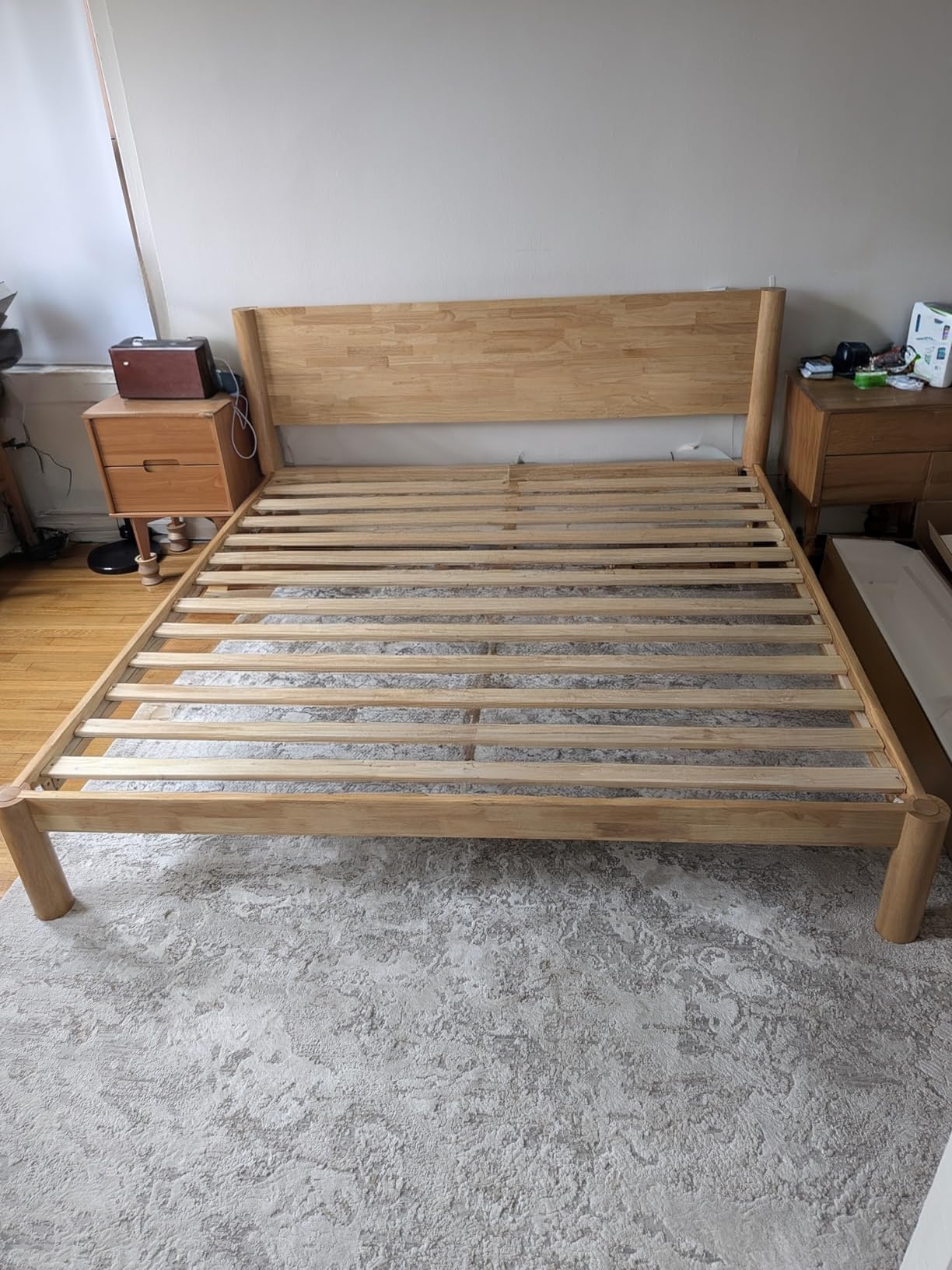FLEXISPOT Hako G2 Japanese Joinery Bed Frame Queen, No-Tool Assembly | Solid Rubberwood Queen Bed with Storage Headboard, IAS&SGS Certified, Japandi Minimalist, 1500lb Capacity, 10-Year Warranty customer photo 2