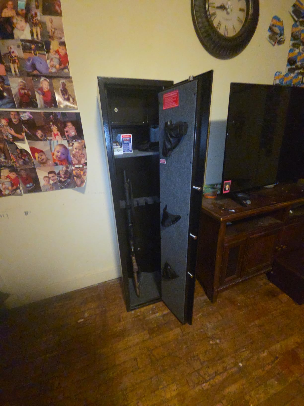 Marcree 5-8 Biometric Gun Safe, Fingerprint Gun Safe for Rifles and Pistols, Long Gun Cabinets with Dual Alarm System customer photo 1