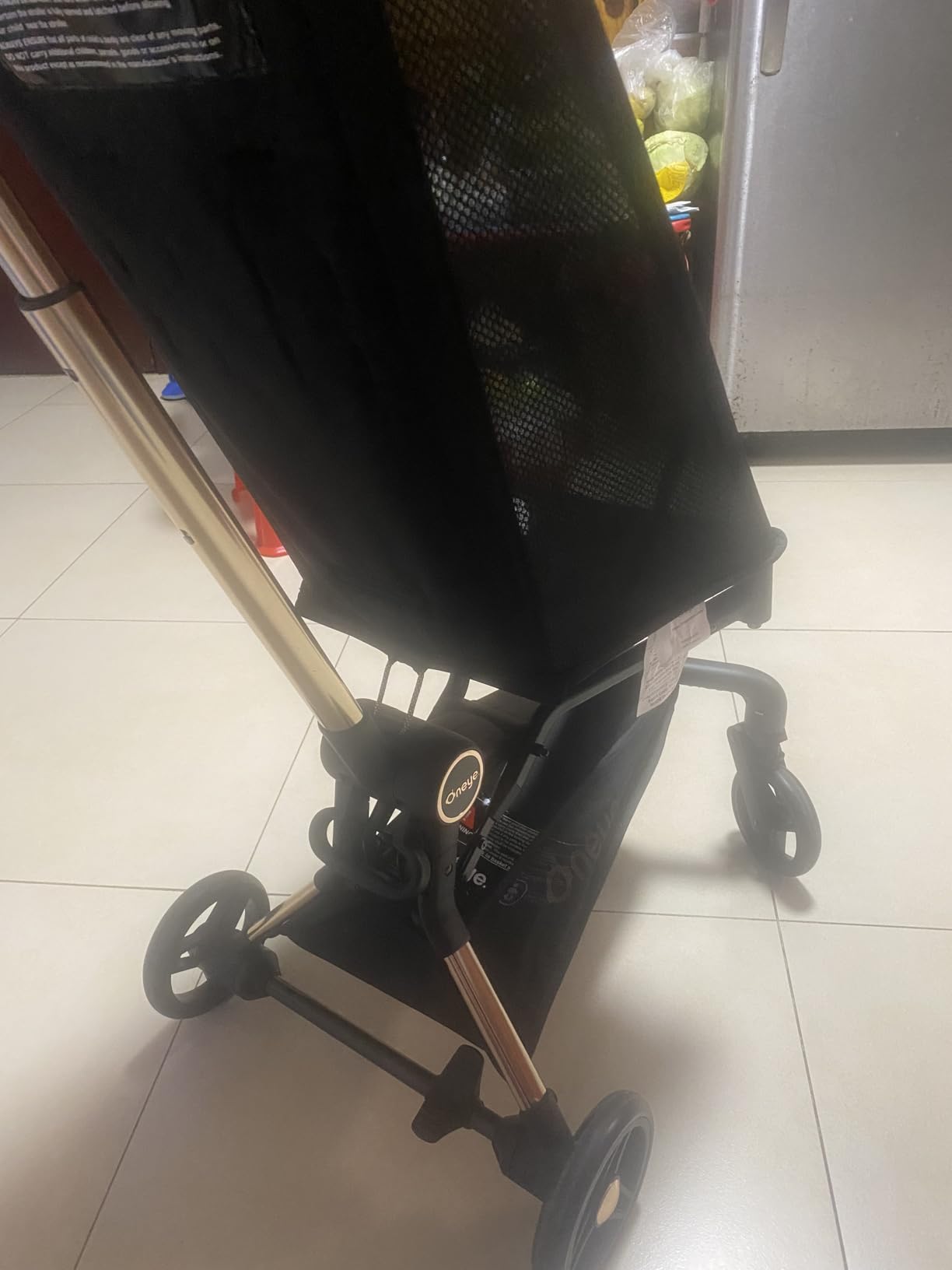 Travel Stroller for Airplane, Ultra Lightweight Baby Stroller for Toddlers | Foldable & Compact Strollers with with Canopy Jumbo Seat & Large Storage Basket, 10.19lb, Stable & One-Hand Fold, Black customer photo 2
