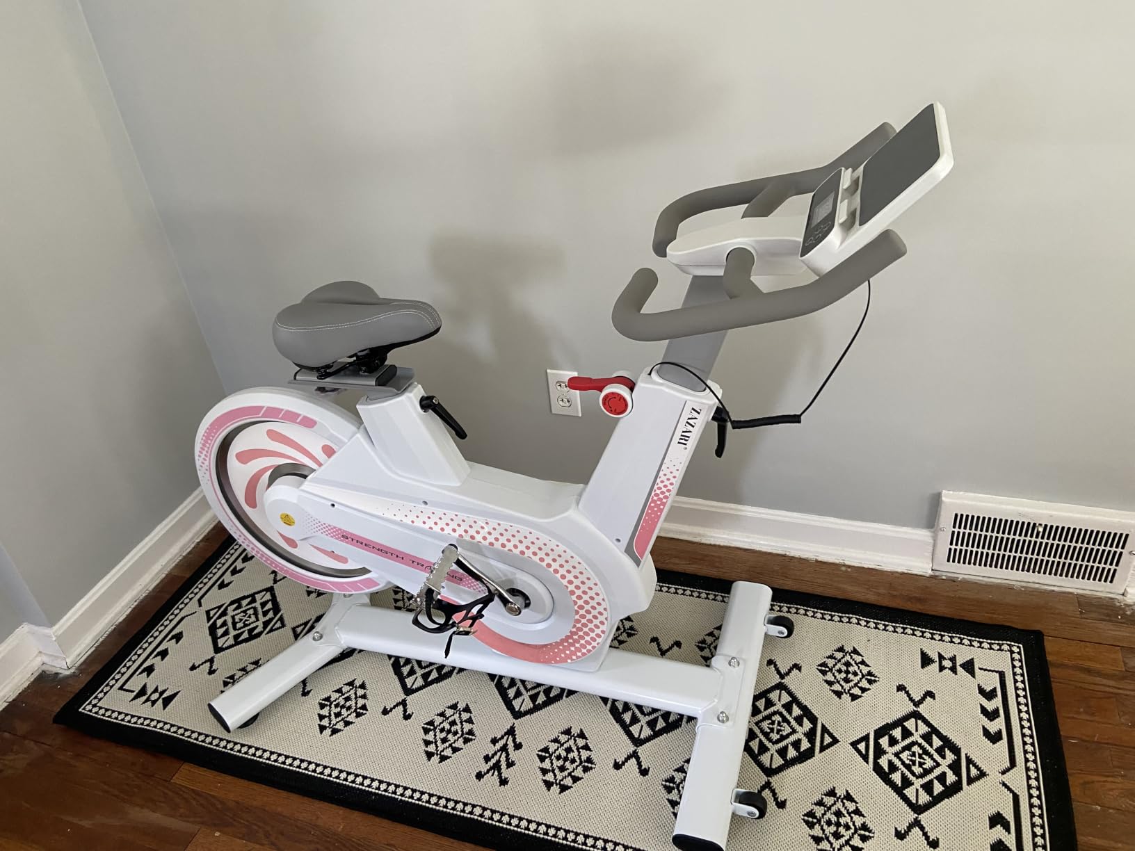 Exercise Bike for Home, Under 20 dB Quiet Magnetic Stationary Bike | 350 lb capacity, fits 4'11