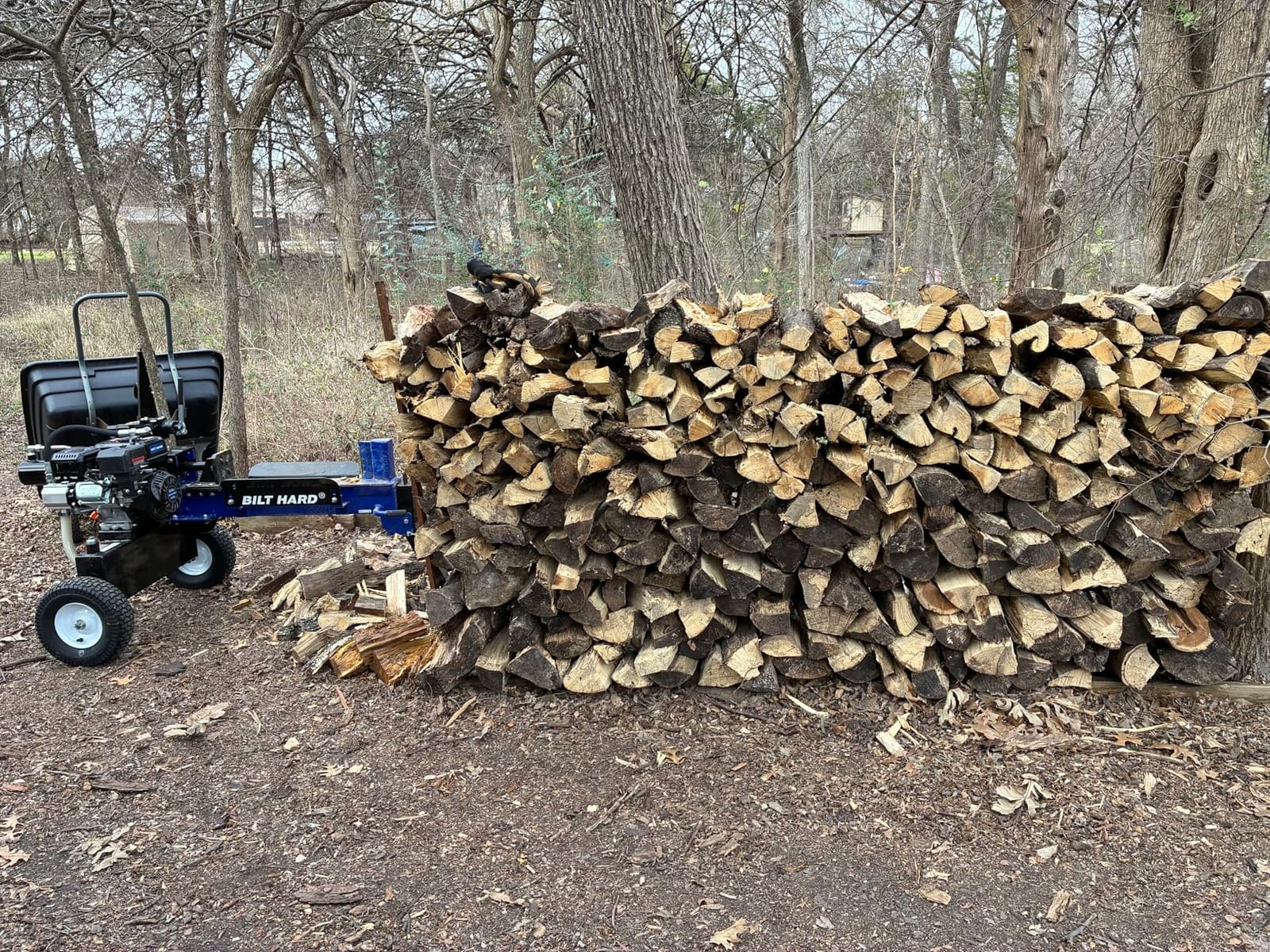 BILT HARD 27-Ton Towable Gas Powered Log Splitter, Horizontal & Vertical Wood Splitter Gas Powered customer photo 1