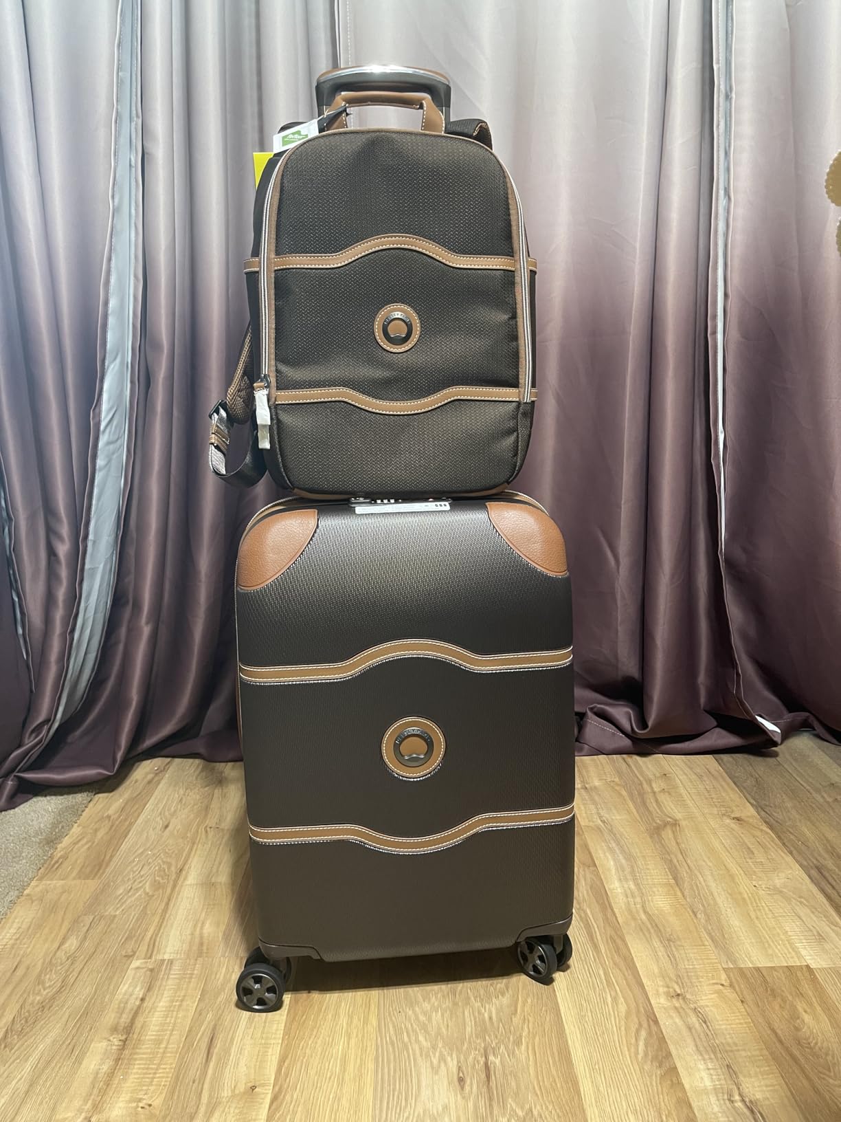 DELSEY PARIS Chatelet Air 2.0, 20 Inch Carry-On Plus Luggage, Beige Rose customer photo 1