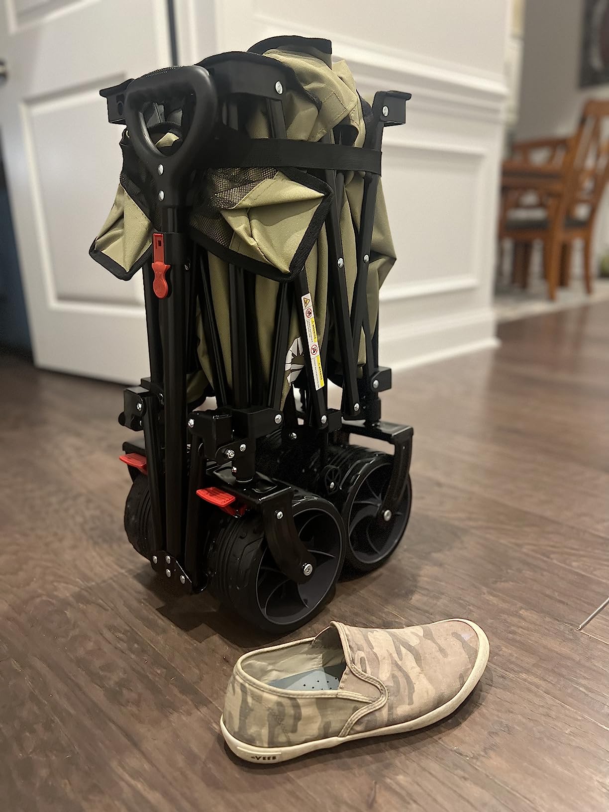 Sekey 1000lbs Garden Dump Cart for Seniors, Capacity Yard Wagon with Rubber Tires, Quick-Release Dumping & Easy-Maneuver Handle for Soil, Rocks, and Firewood, Black customer photo 2