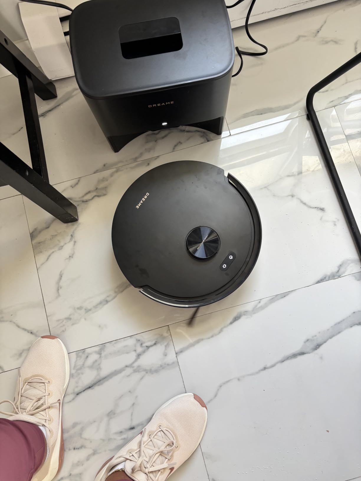 dreame D20 Air Plus Robot Vacuum and Mop, 20,000Pa Powerful Suction | 120-Day Self-Emptying with 4L Dust Bag, Anti-Tangling Tech, Edge-to-Corner Cleaning, Deep Carpet Cleaning, 360° Navigation customer photo 1