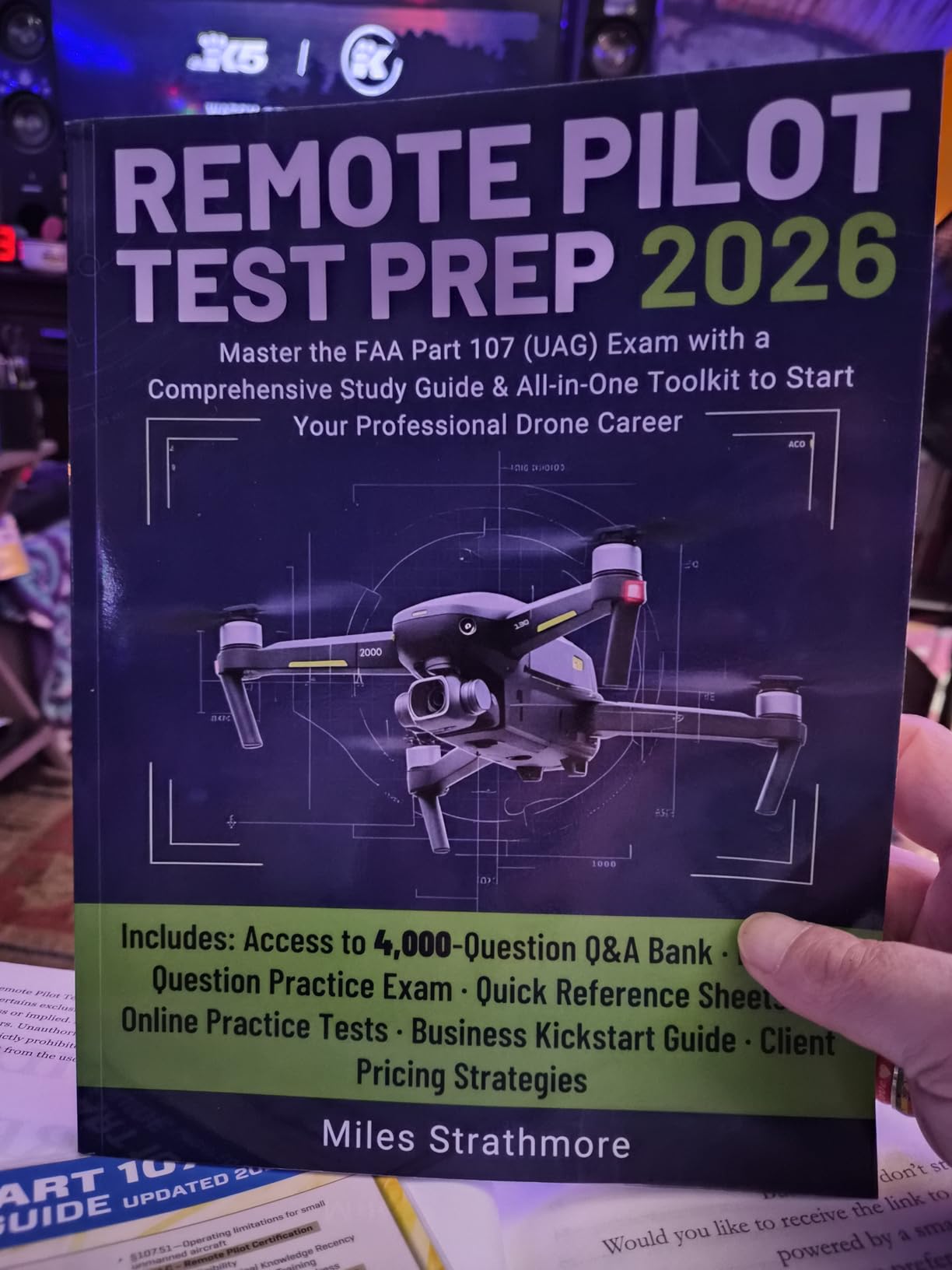 Remote Pilot Test Prep: Master the FAA Part 107 (UAG) Exam with a Comprehensive Study Guide & All-in-One Toolkit to Start Your Professional Drone Career customer photo 1