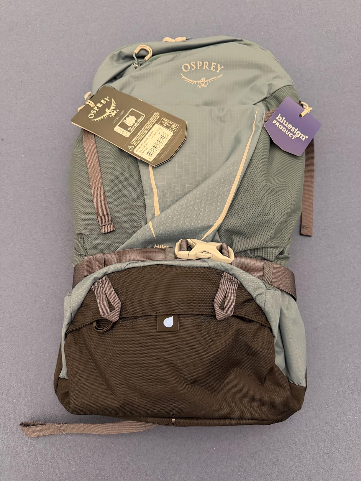 Osprey Hikelite 18L Hiking Backpack, Tan OS customer photo 2