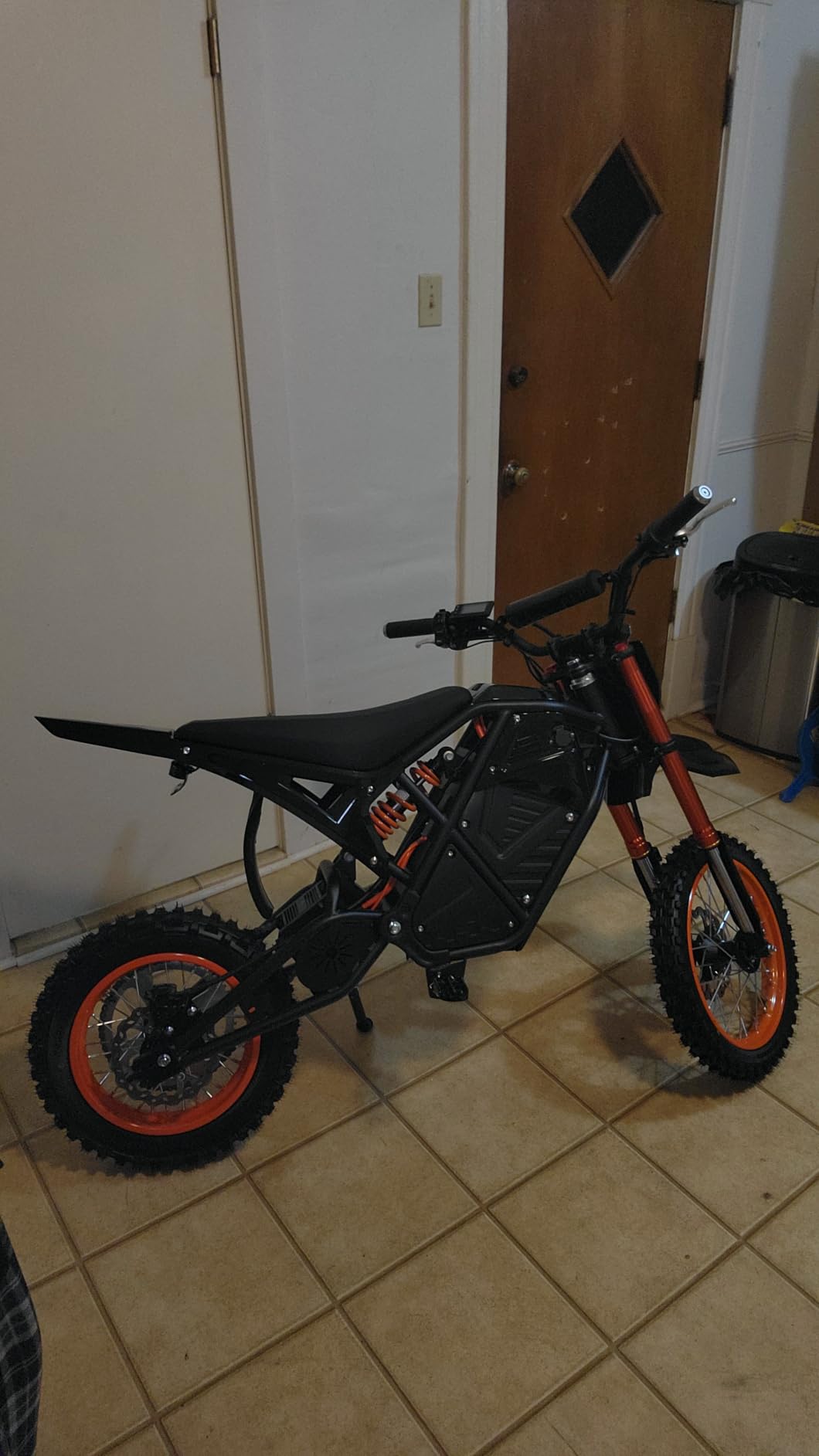 ESKUTE Electric Dirt Bike for Teens Adults, Mid-Drive Motor 3500W Peak, Electric Motorcycle 48V23Ah Battery, 53-Mile Range, 38-46mph, Hydraulic Nitrogen Dual Shock Absorbers customer photo 2