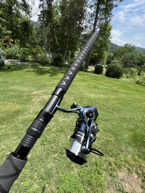 KastKing Kapstan Saltwater Spinning Rods - Powerful for Big Game, 2-Piece Rod, Lightweight S-Curve Graphite, SS Double-Foot Guides, Aluminum Reel Seat customer photo 2