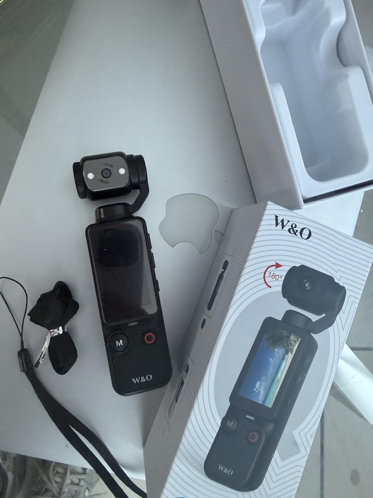 Vlogging Camera, Mini Camcorder, Portable Handheld Video Camera | Mini camcorder with 180° rotating lens, 7-hour battery, 32GB card, one-button recording for travel and daily moments customer photo 2