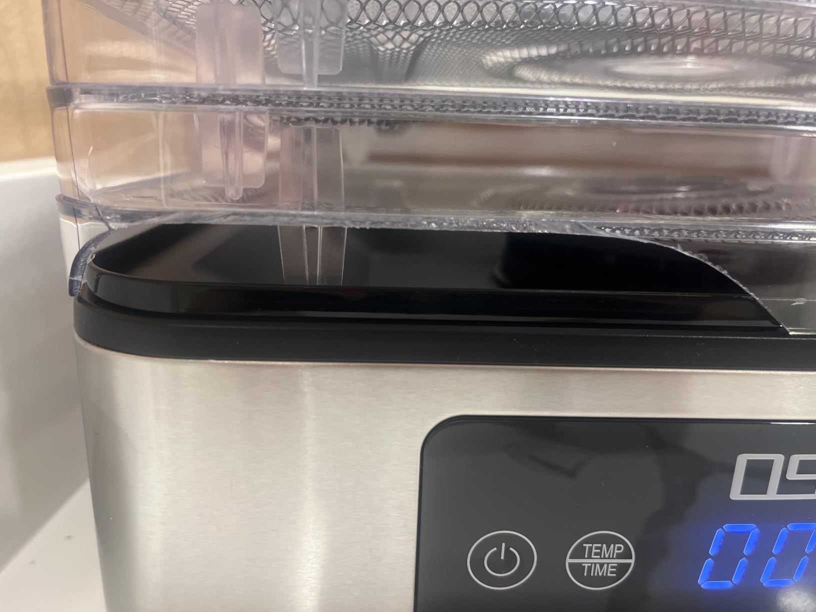 OSTBA Food Dehydrator, 5 Stainless Steel Trays, 400W Powerful Drying, 48H Timer & 95-160°F Temp Control, Quiet Small Dryer for Jerky, Fruits, Herbs, Mushrooms, BPA-Free, Recipes Included customer photo 1