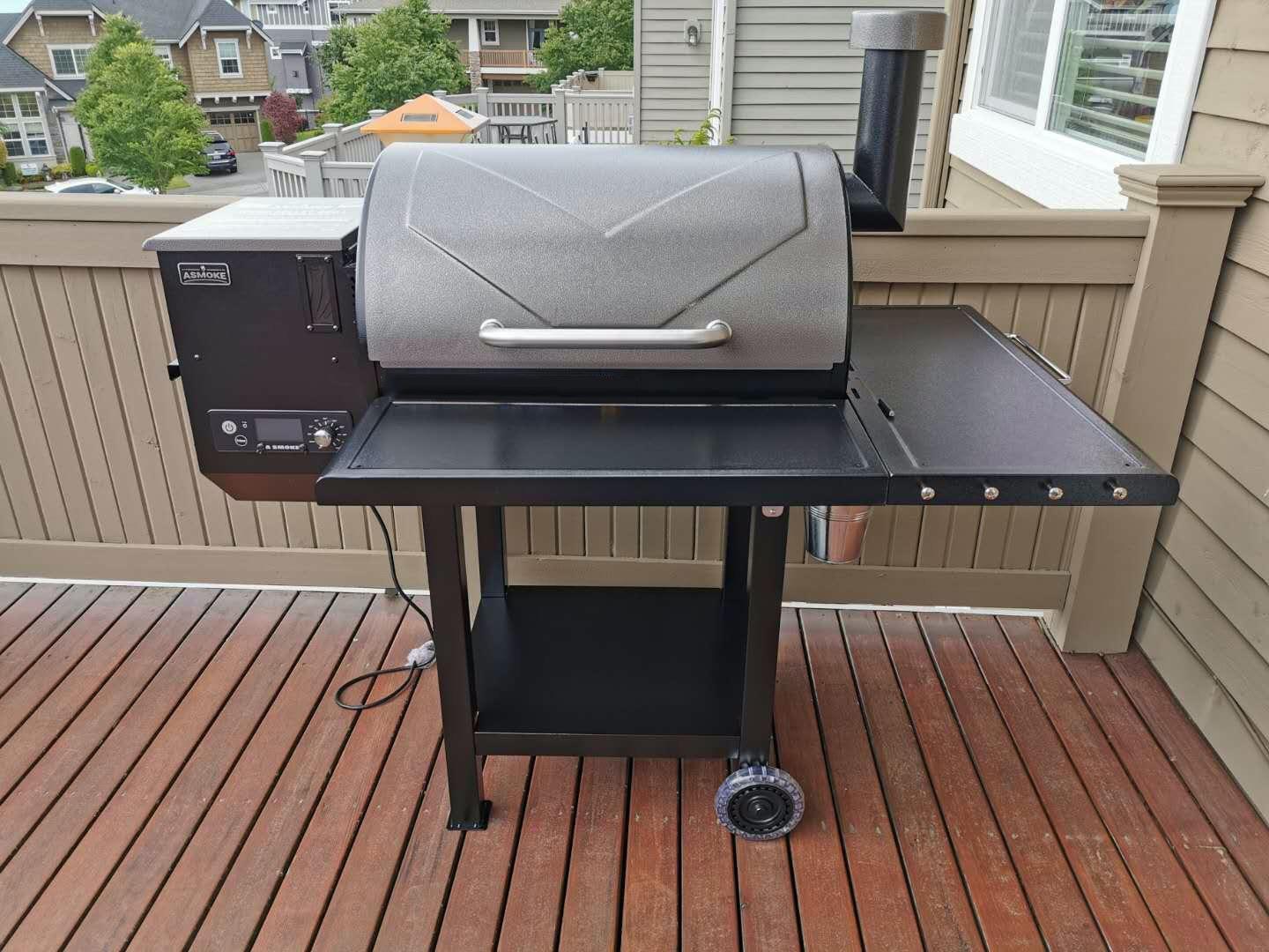 ASMOKE Portable Wood Pellet Grill & Smoker Guga's Pick, Smart Wi-Fi Control, 8-in-1 BBQ, 271 sq.in, Meat Probes, ASCA Steam Tech customer photo 1