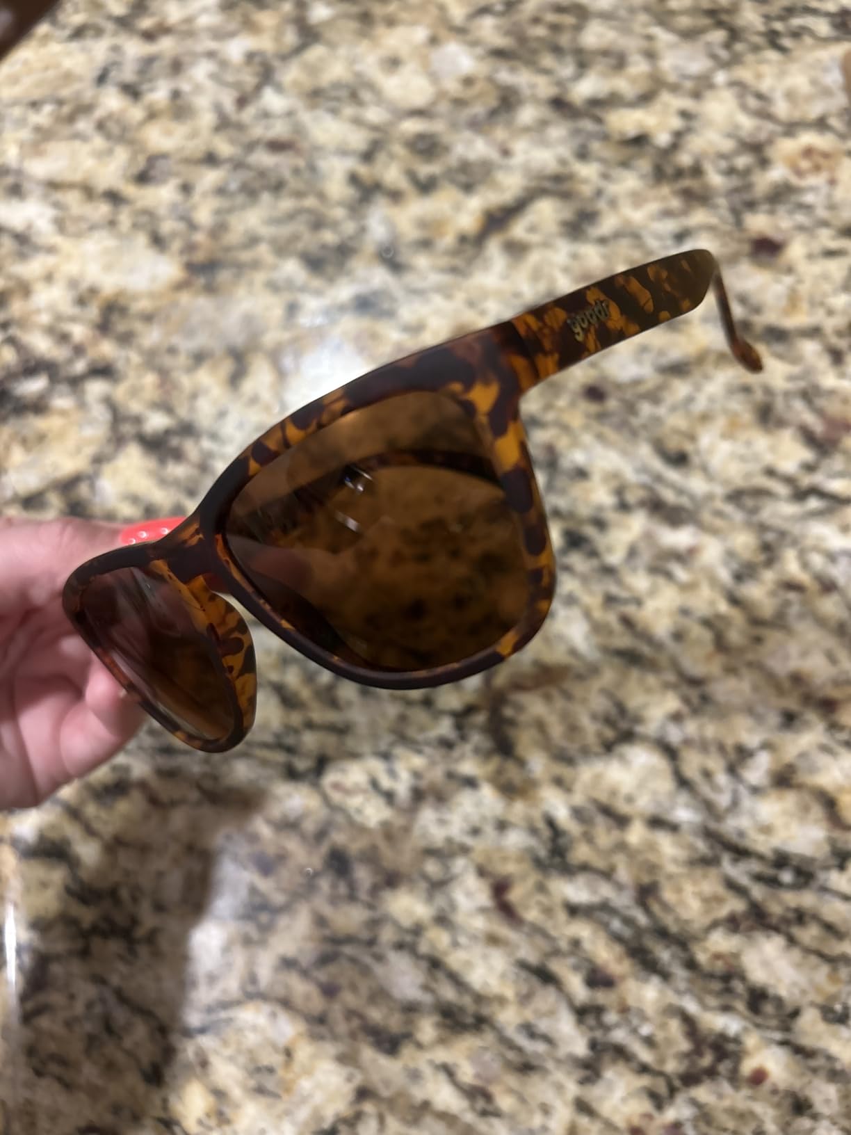 goodr OG Polarized Sunglasses Women & Men | Medium Fit, UV400, Non-Reflective/Mirrored Lenses, No Slip, Multi Colors customer photo 2