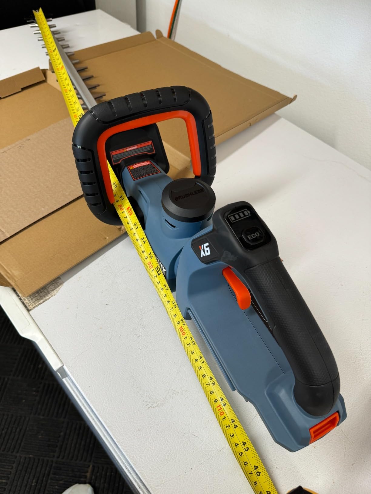 SENIX 40V 24-Inch Cordless Hedge Trimmer, 1-Inch Cut, Grey | Includes 2 Batteries & Dual-Port Charger, Dual-Action Blades, Lightweight, Ideal for Yard Landscaping customer photo 2