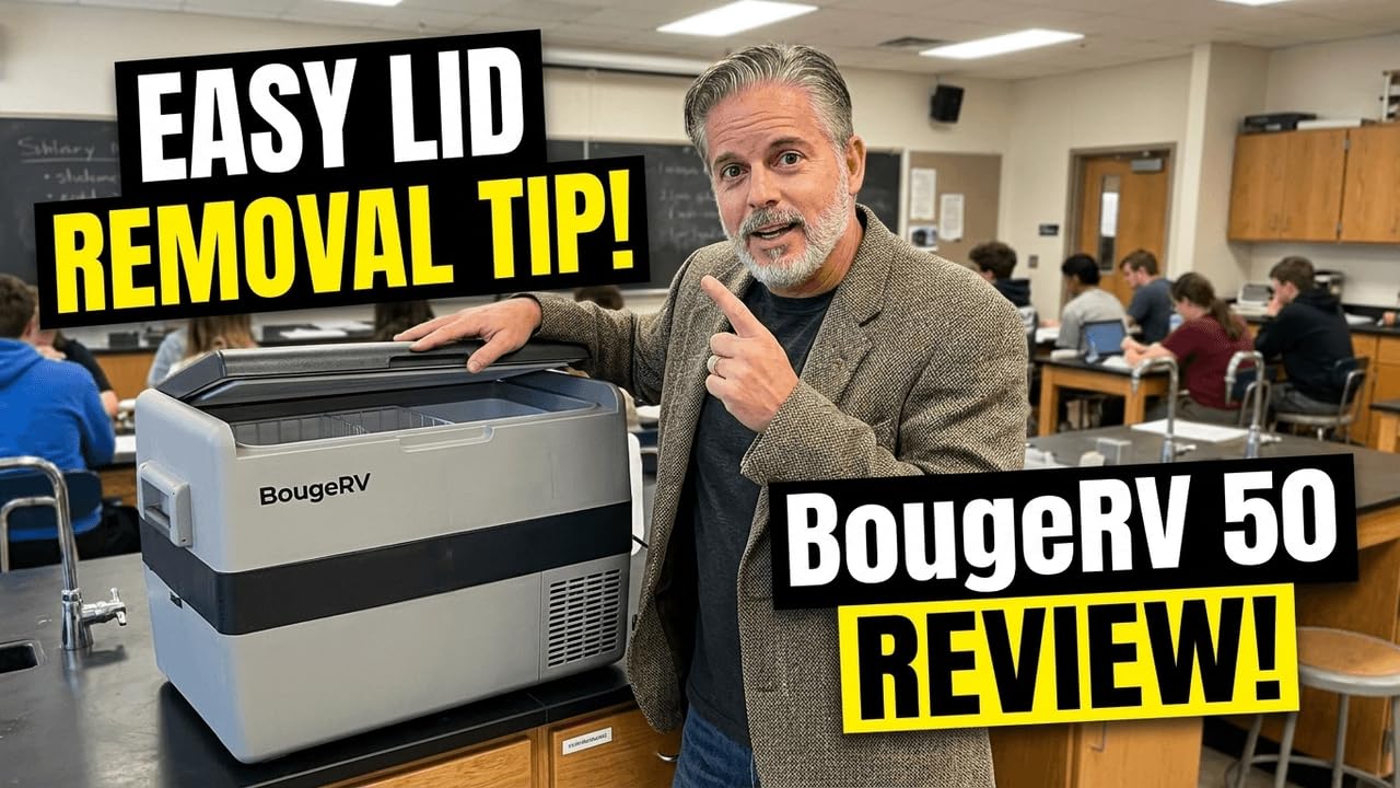 BougeRV 12V Refrigerator Rocky V3.0 55QT, -4°F~68°F, Dual Zone Car Freezer | 12V Cooler with Independent Temp Control, Single or Dual Zone, Metal Exterior, Optional 240Wh Battery, Outdoor Car Camping RV customer photo 1