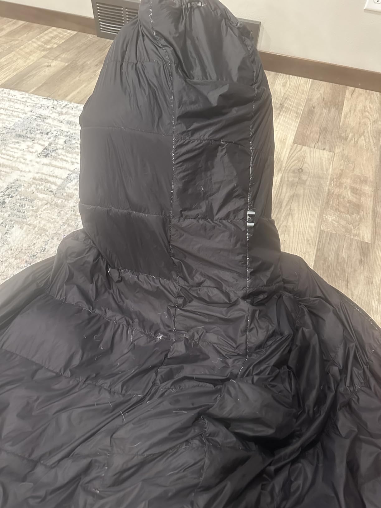 0 Degree Down Sleeping Bag for Adults, Cold Weather Backpacking | 650 Fill Power Down, 4-Season Use, Large Lightweight Compact Carry, Camping Hiking Backpacking customer photo 1
