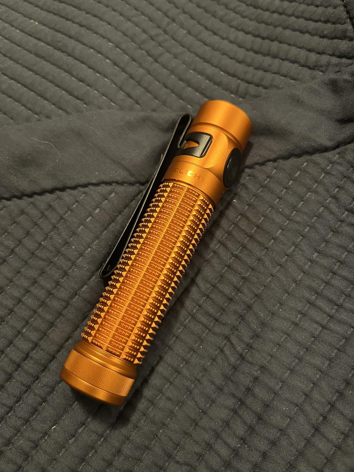 OLIGHT Baton4 Pro EDC Flashlight Rechargeable, Small Pocket Light Orange | 1600 Lumens, Bright LED Flash Light,Tactical Switch, Magnetic&USB C Charging, IPX8 Waterproof for Home, Camping and Emergency customer photo 1