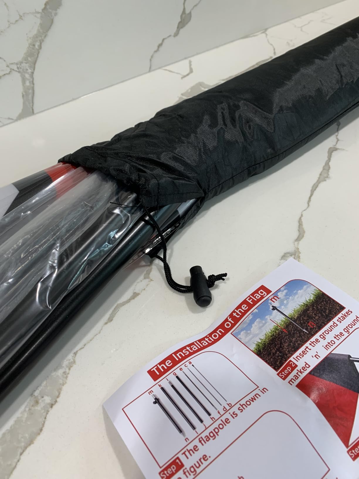 Open Flags for Businesses, 9.18FT Double-Sided Outdoor Advertising Swooper Banner with Pole Kit & Ground Stake - Tear-Resistant Polyester Feather Flag for Shops & Events customer photo 1